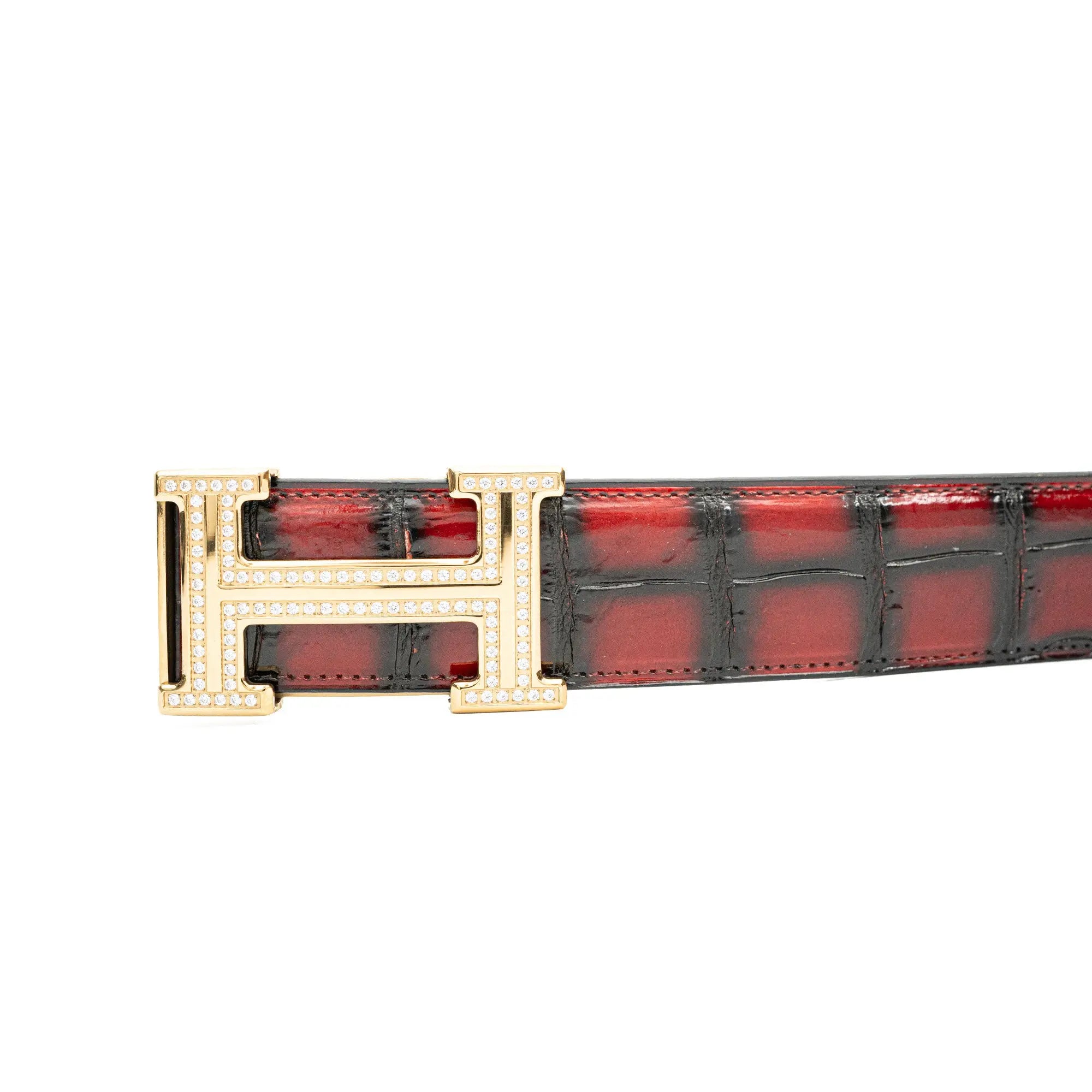 Handcrafted Alligator Leather Belts DVG66 Divinch