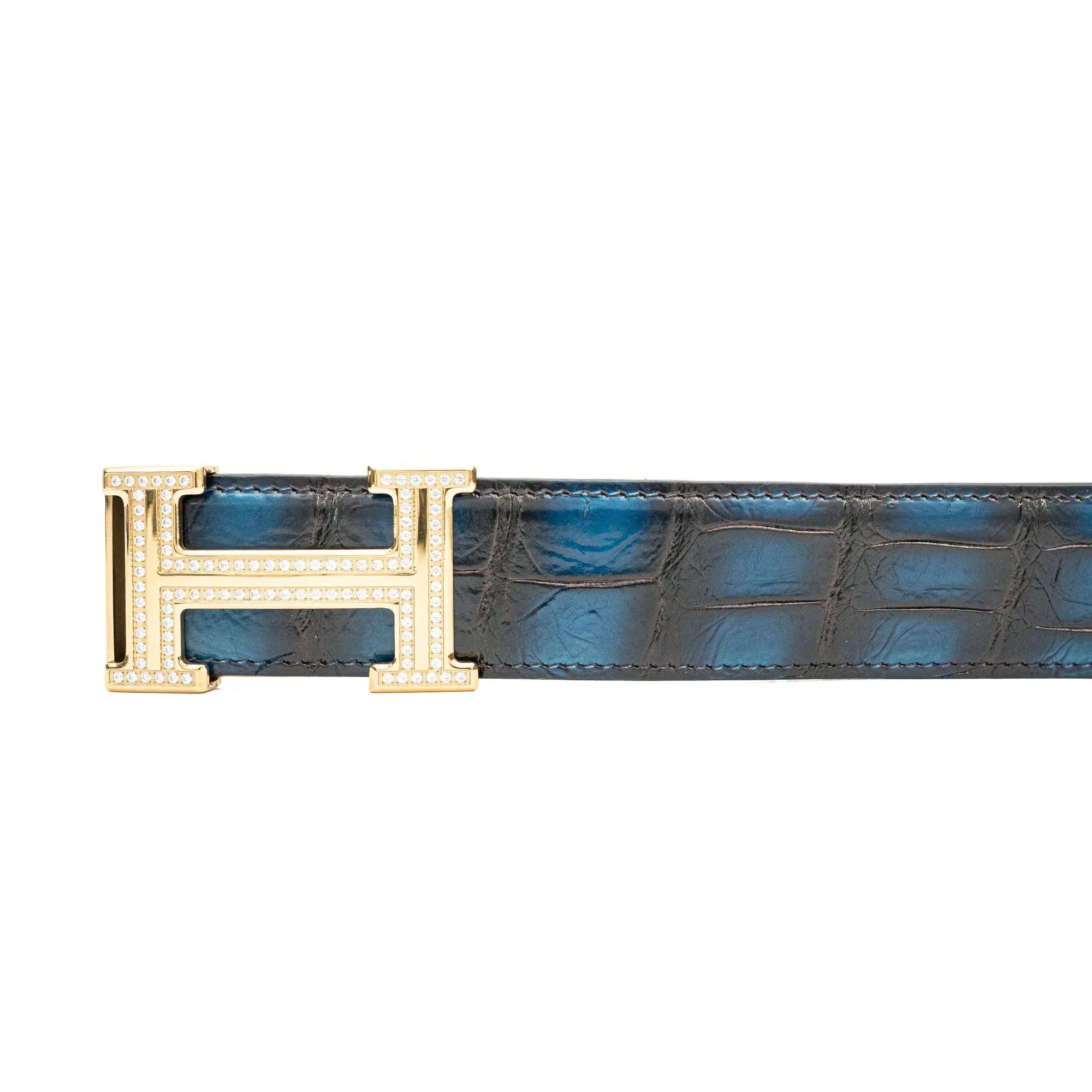 Handcrafted Alligator Leather Belts DVG86 Divinch