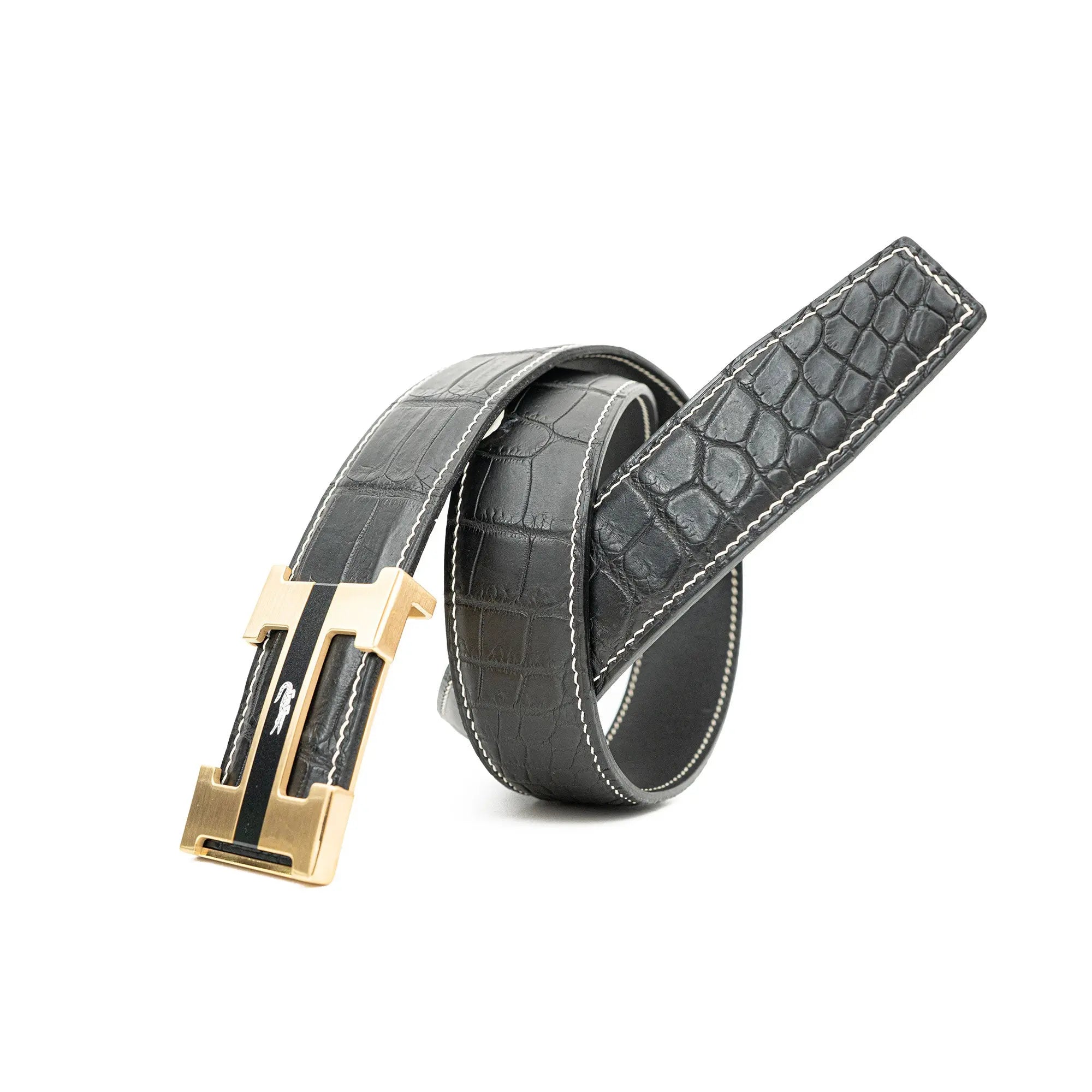 Handcrafted Alligator Leather Belts DVG93 Divinch