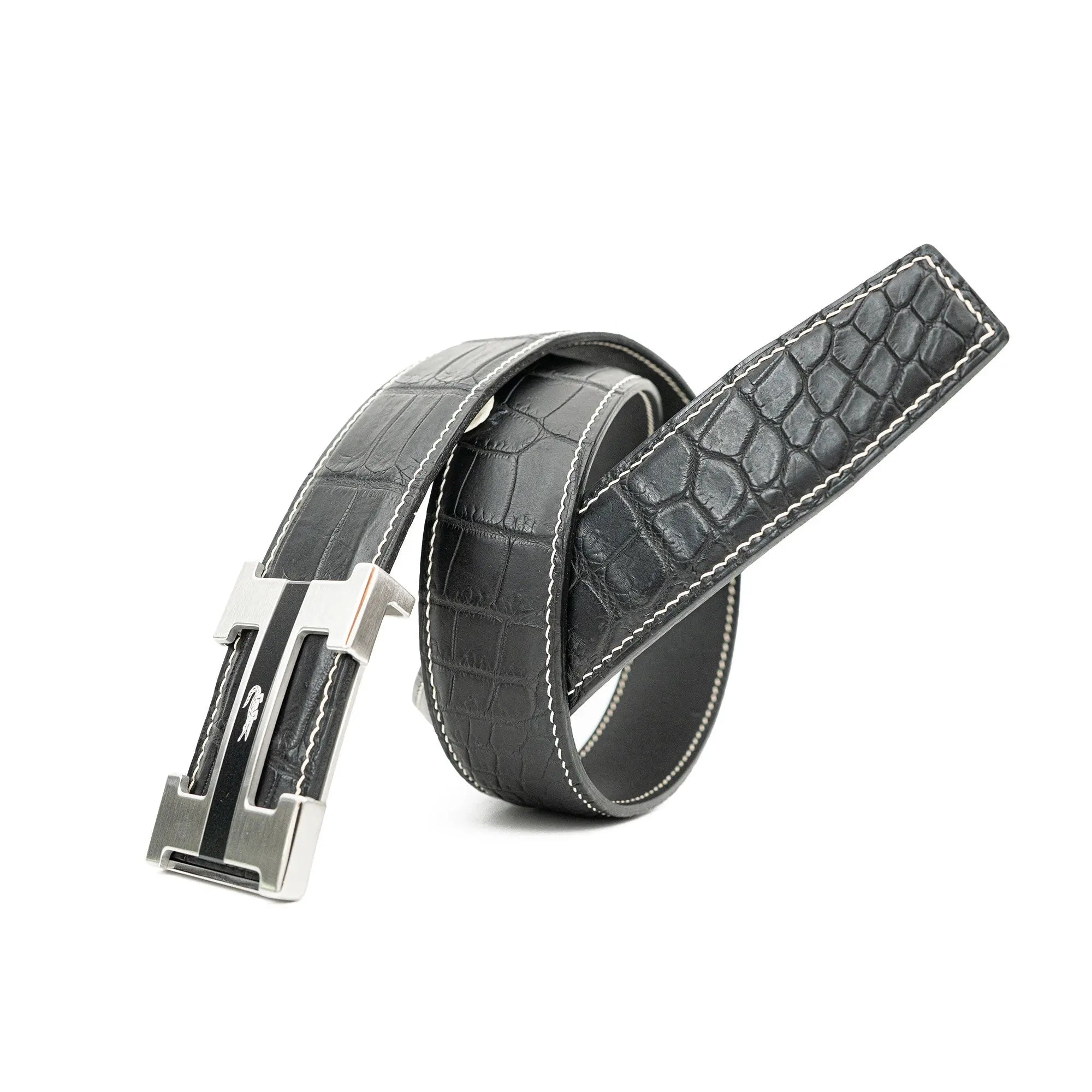 Handcrafted Alligator Leather Belts DVG93 Divinch