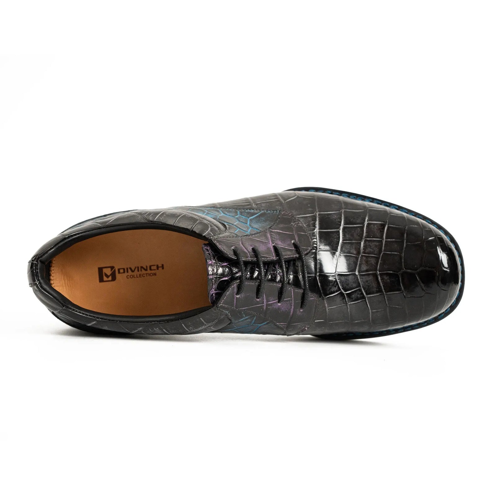 Handcrafted Nile Crocodile Derby Shoes ??¨¬C Norwegian Stitch DIVINCH
