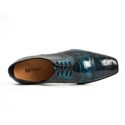 Handmade Nile Crocodile Derby – Norwegian Stitch & Silk Lining DIVINCH