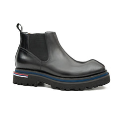 Handmade black calfskin Chelsea boots DIVINCH