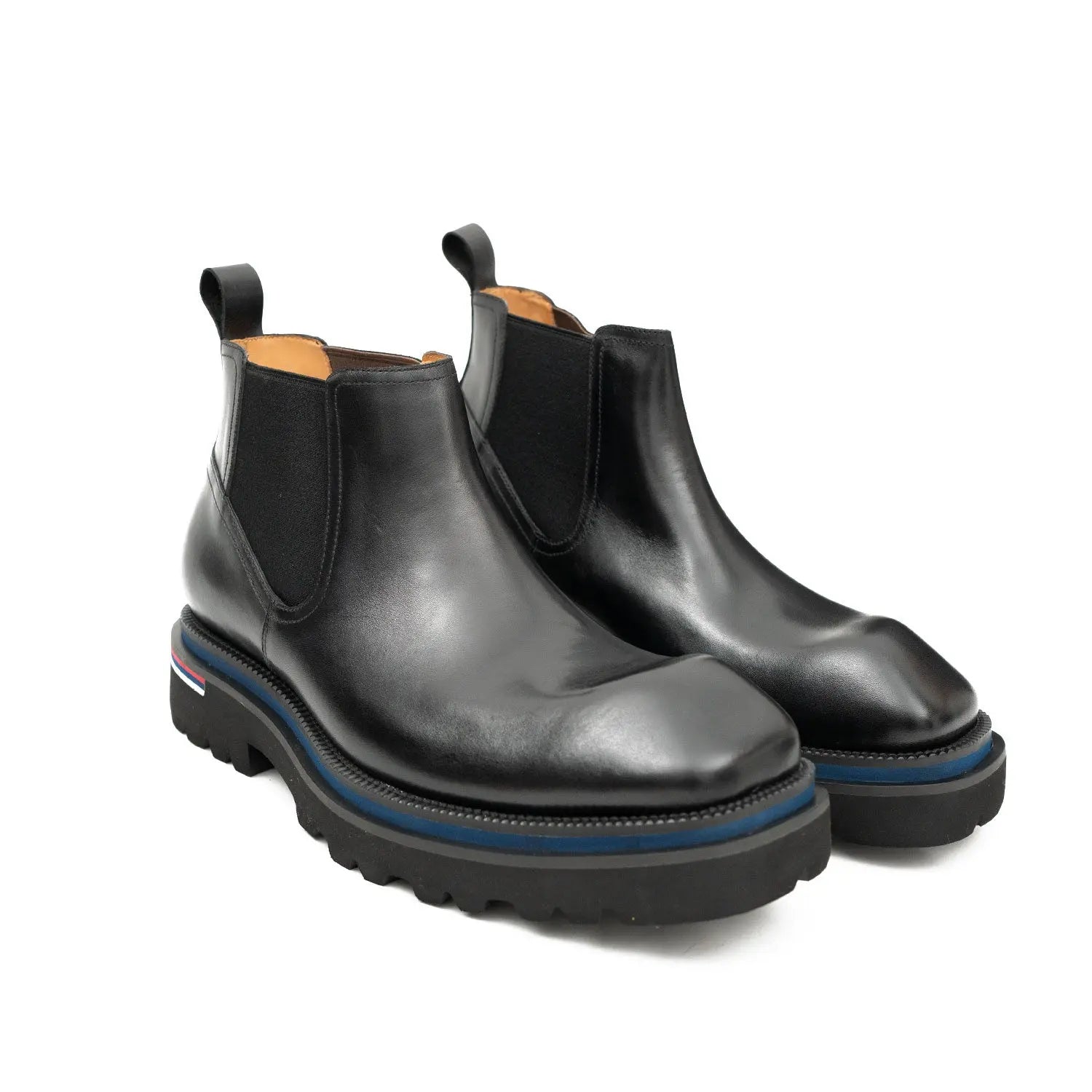 Handmade black calfskin Chelsea boots DIVINCH