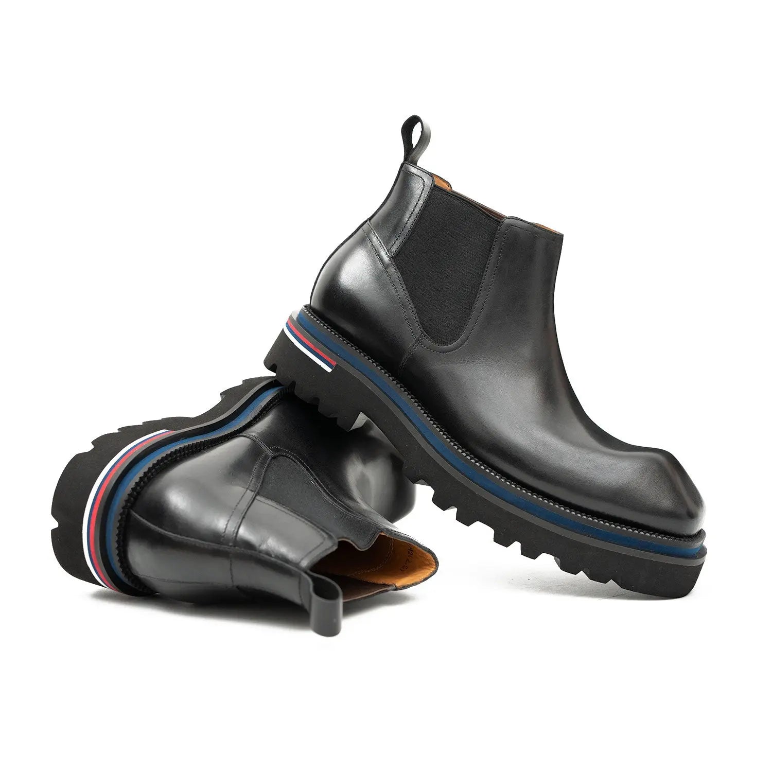 Handmade black calfskin Chelsea boots DIVINCH