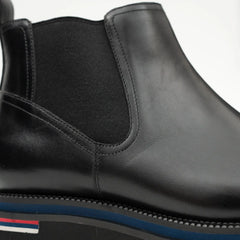 Handmade black calfskin Chelsea boots DIVINCH