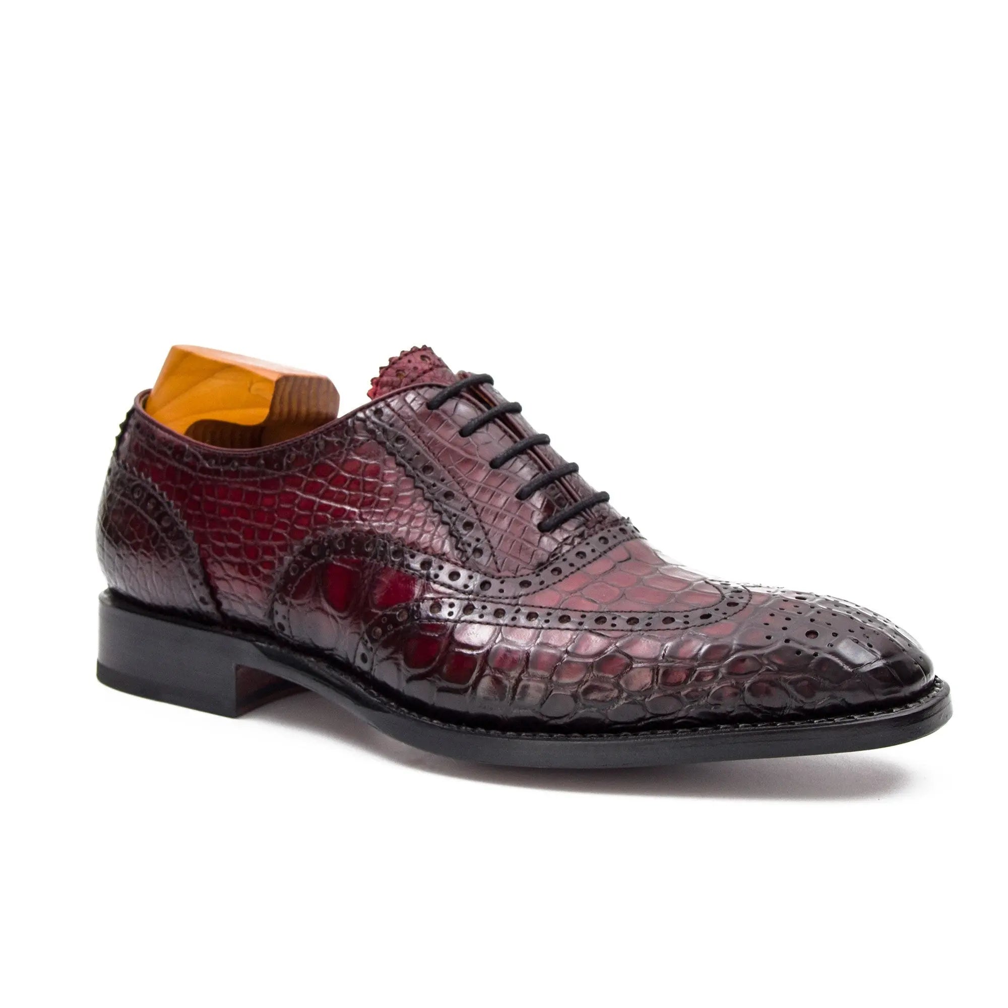 Nile crocodile leather Goodyear crafts Oxford shoes DIVINCH