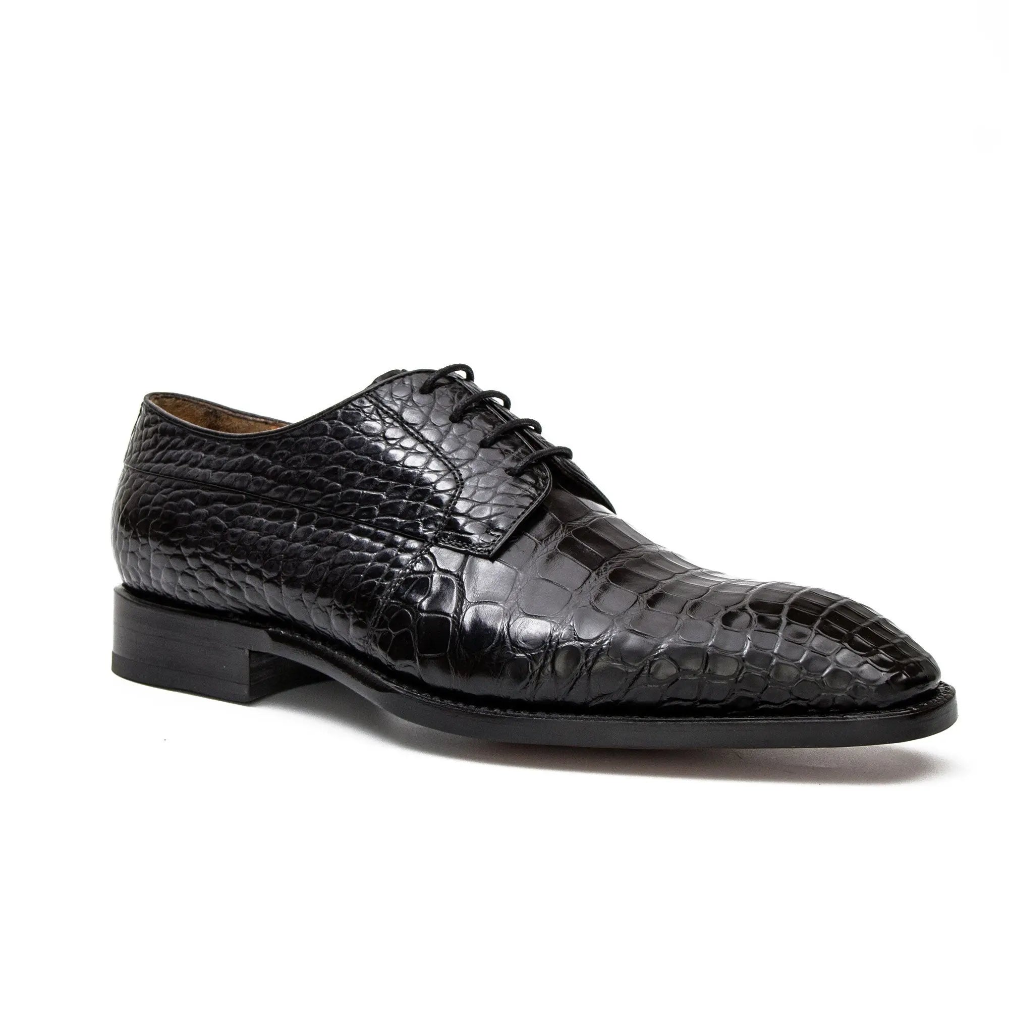 Nile crocodile leather Goodyear crafts derby shoes 201132006 - Divinch