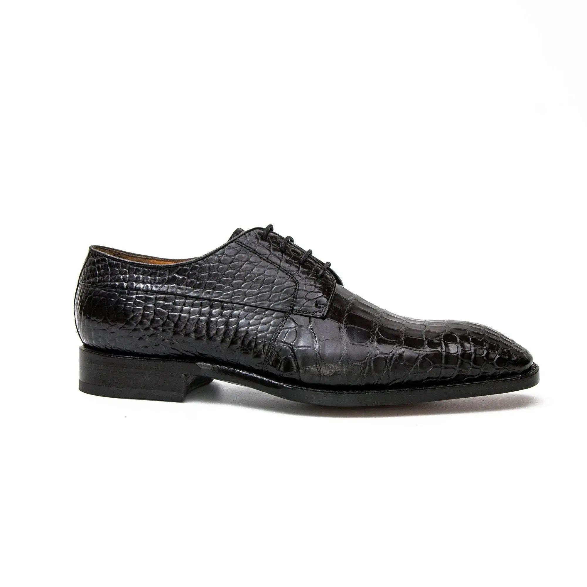 Nile crocodile leather Goodyear crafts derby shoes 201132006 - Divinch