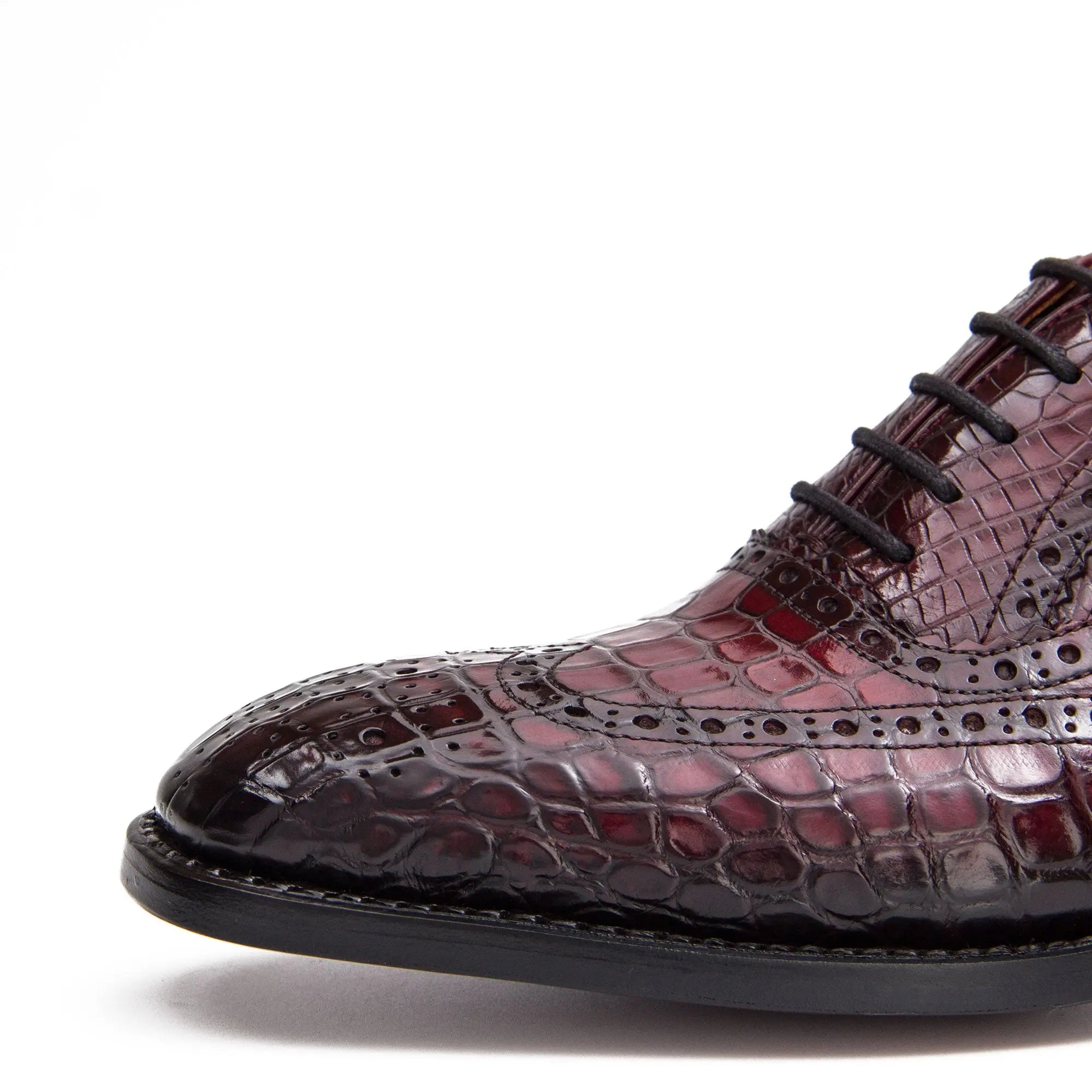 Nile crocodile leather Goodyear crafts Oxford shoes DIVINCH