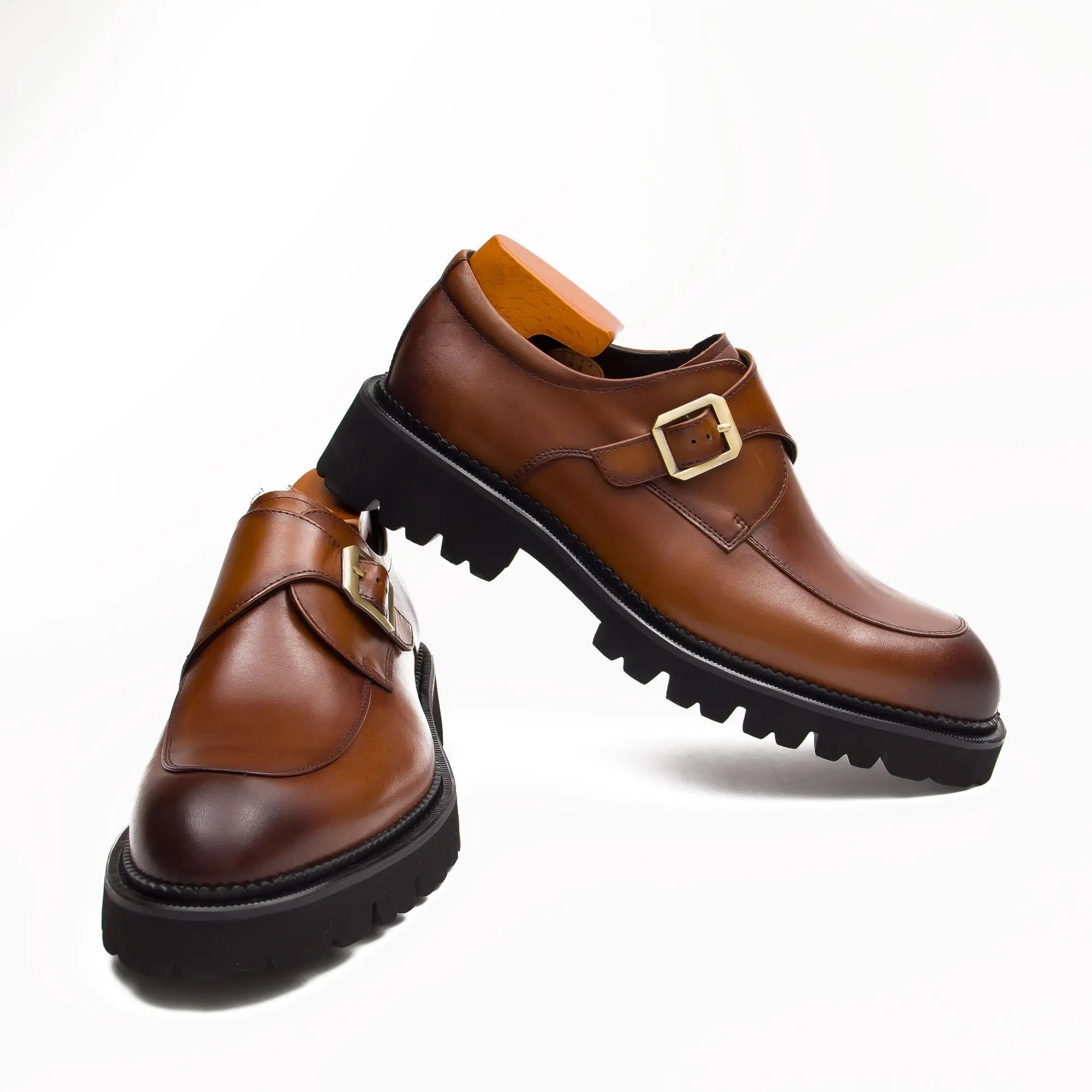 Men's formal thick-soled monk shoes D96151 DIVINCH