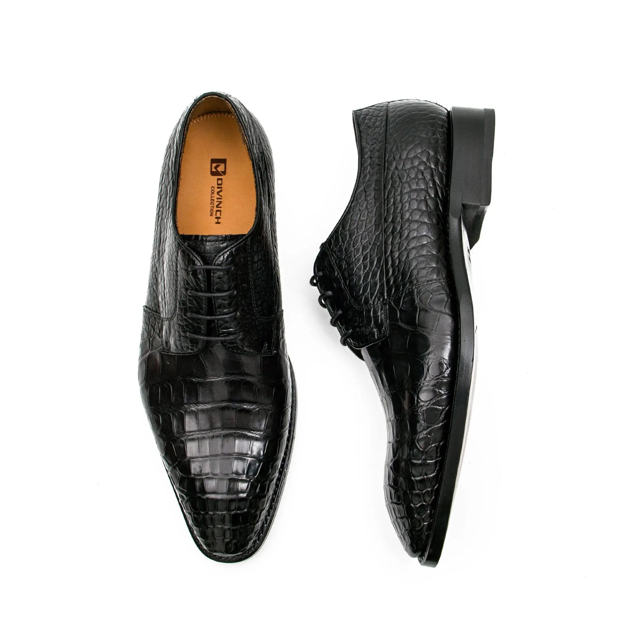 Nile crocodile leather Goodyear crafts derby shoes 201132006 - Divinch