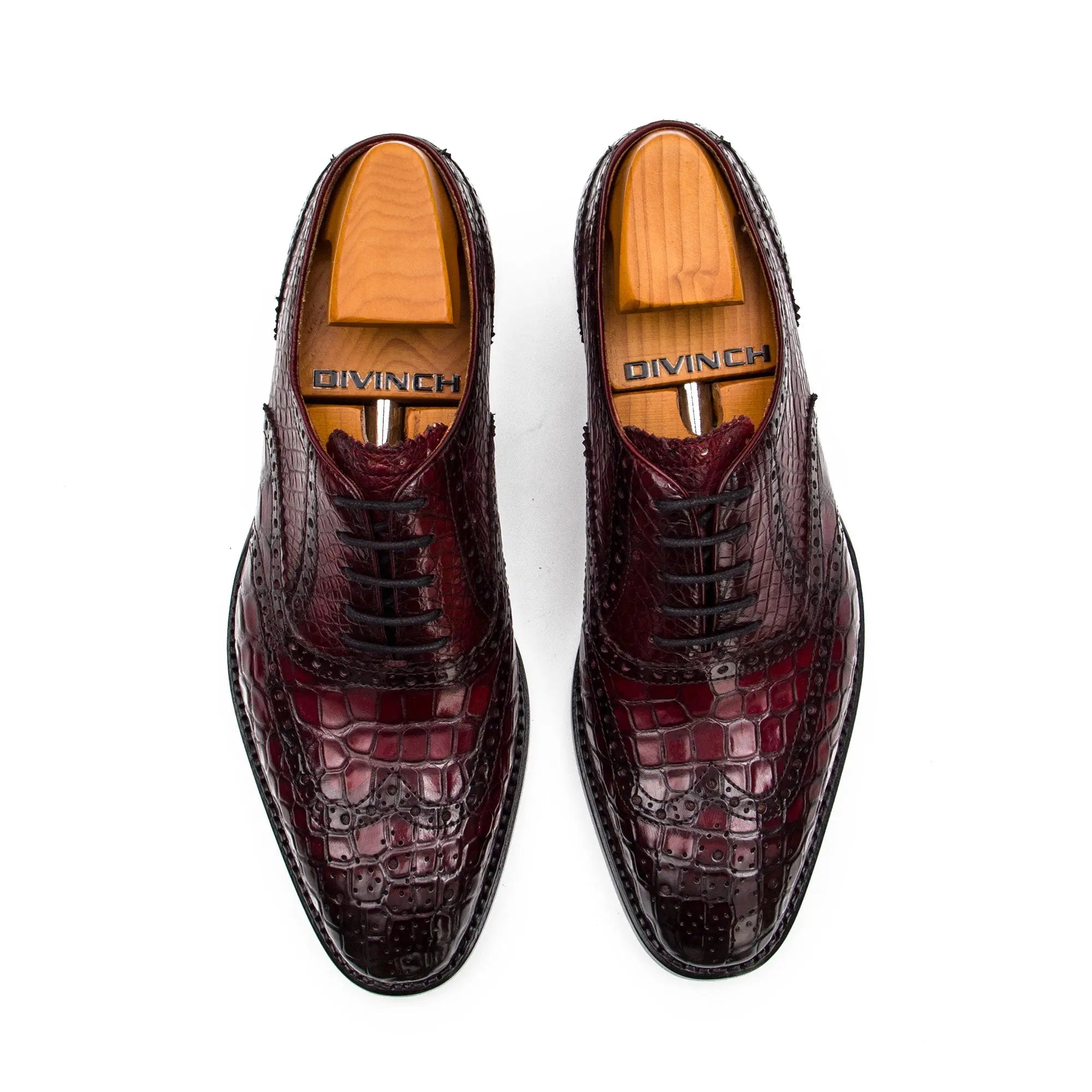 Nile crocodile leather Goodyear crafts Oxford shoes DIVINCH