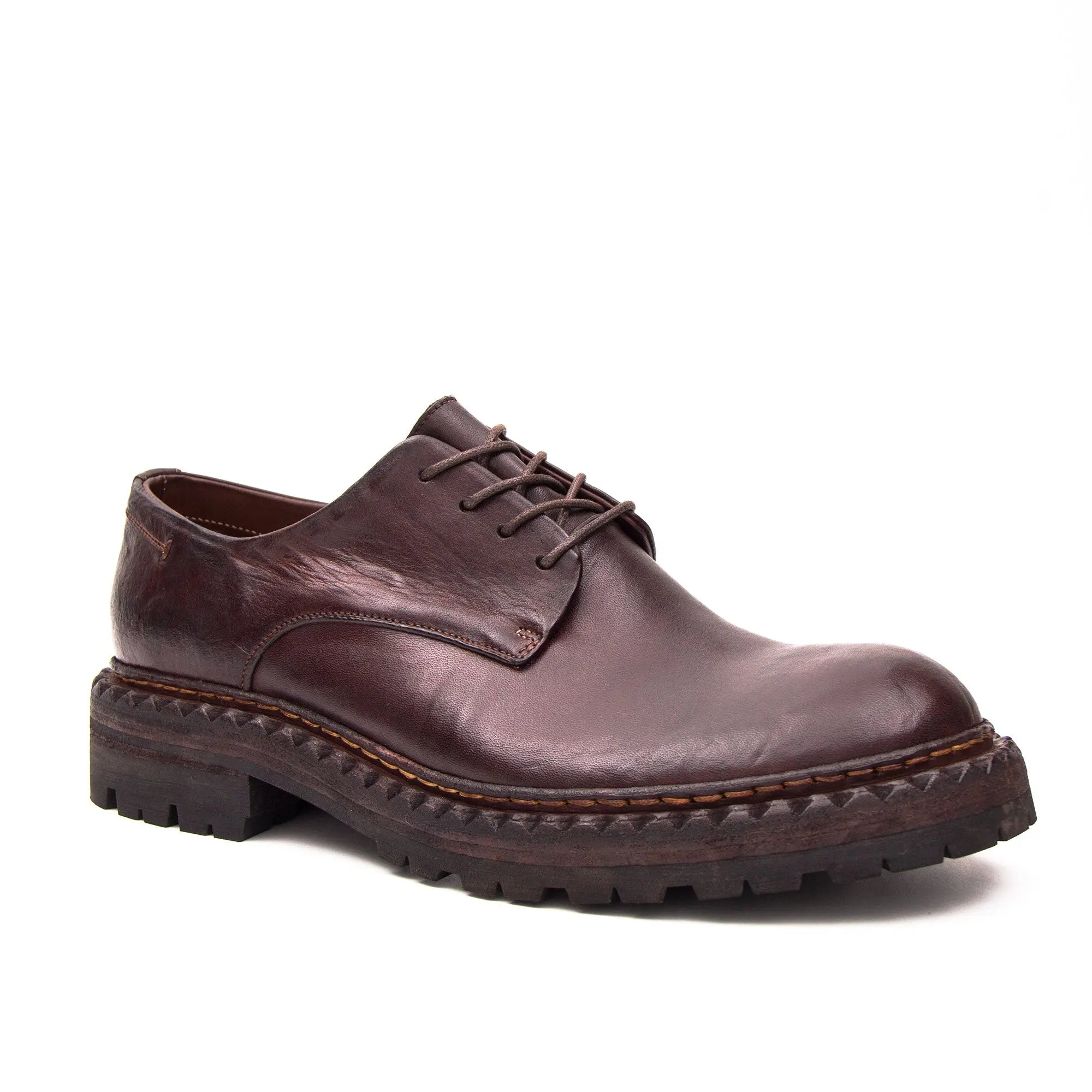 Men’s Goodyear Welted Shoes Washed Leather with Cowhide Lining DIVINCH