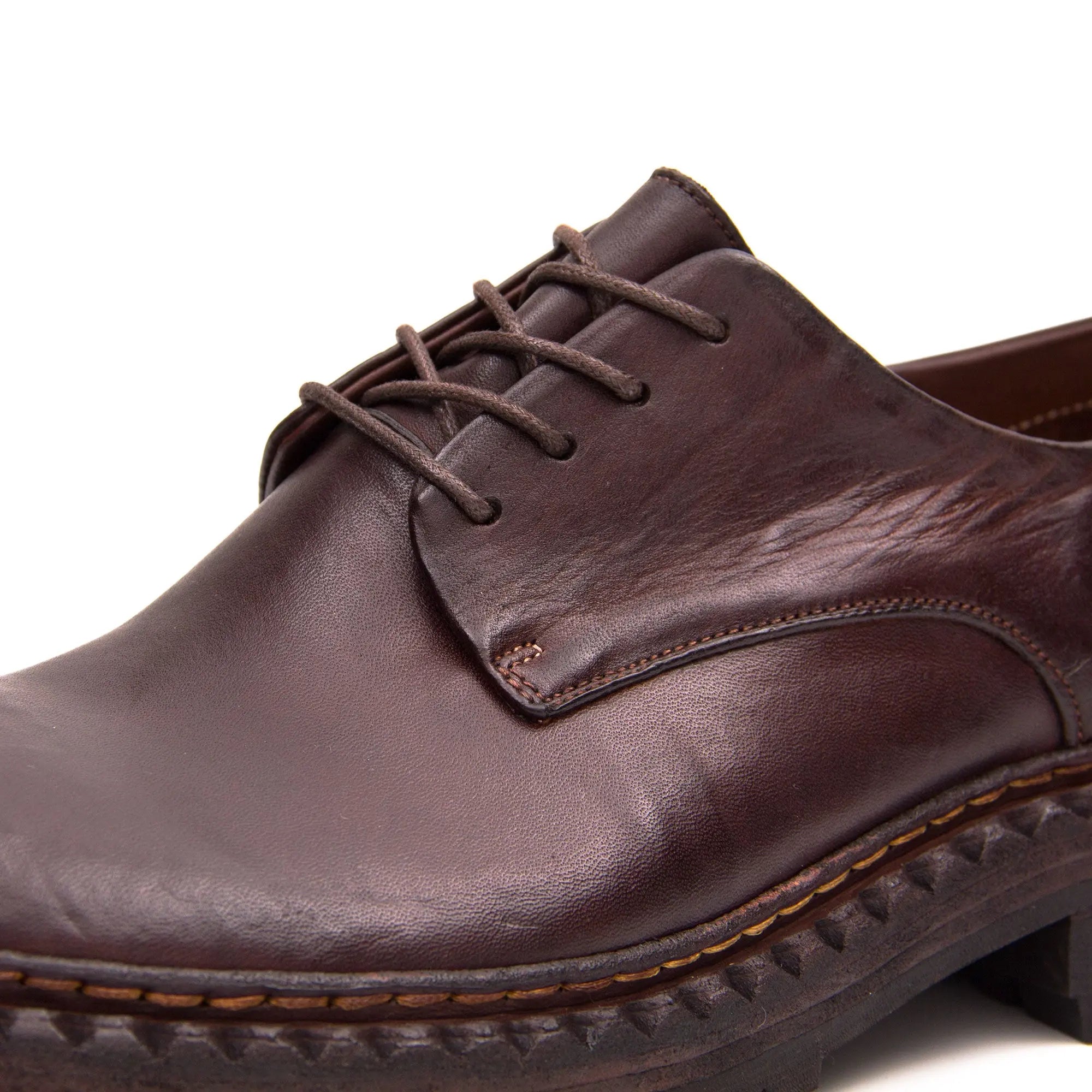 Men’s Goodyear Welted Shoes Washed Leather with Cowhide Lining DIVINCH