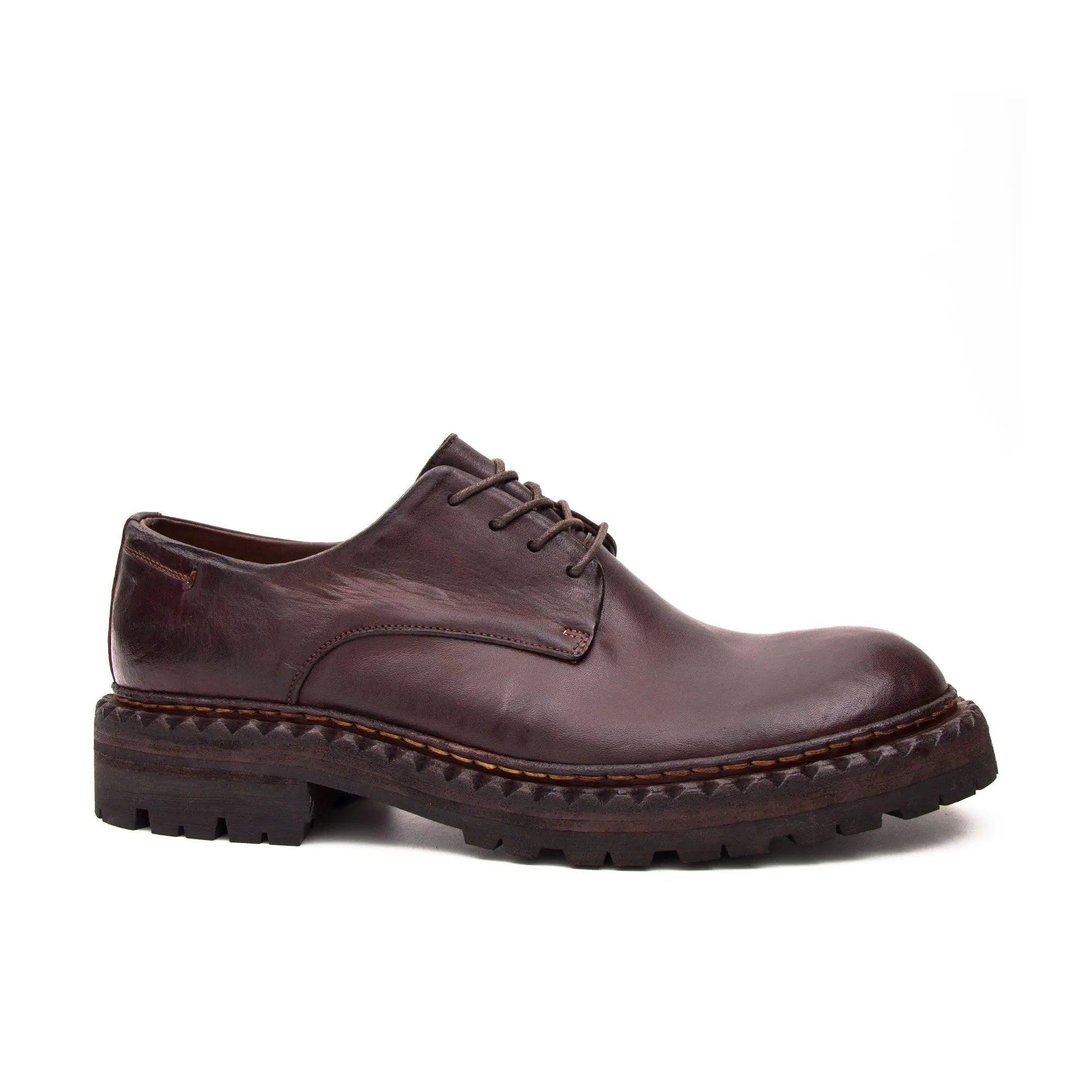 Men’s Goodyear Welted Shoes Washed Leather with Cowhide Lining DIVINCH