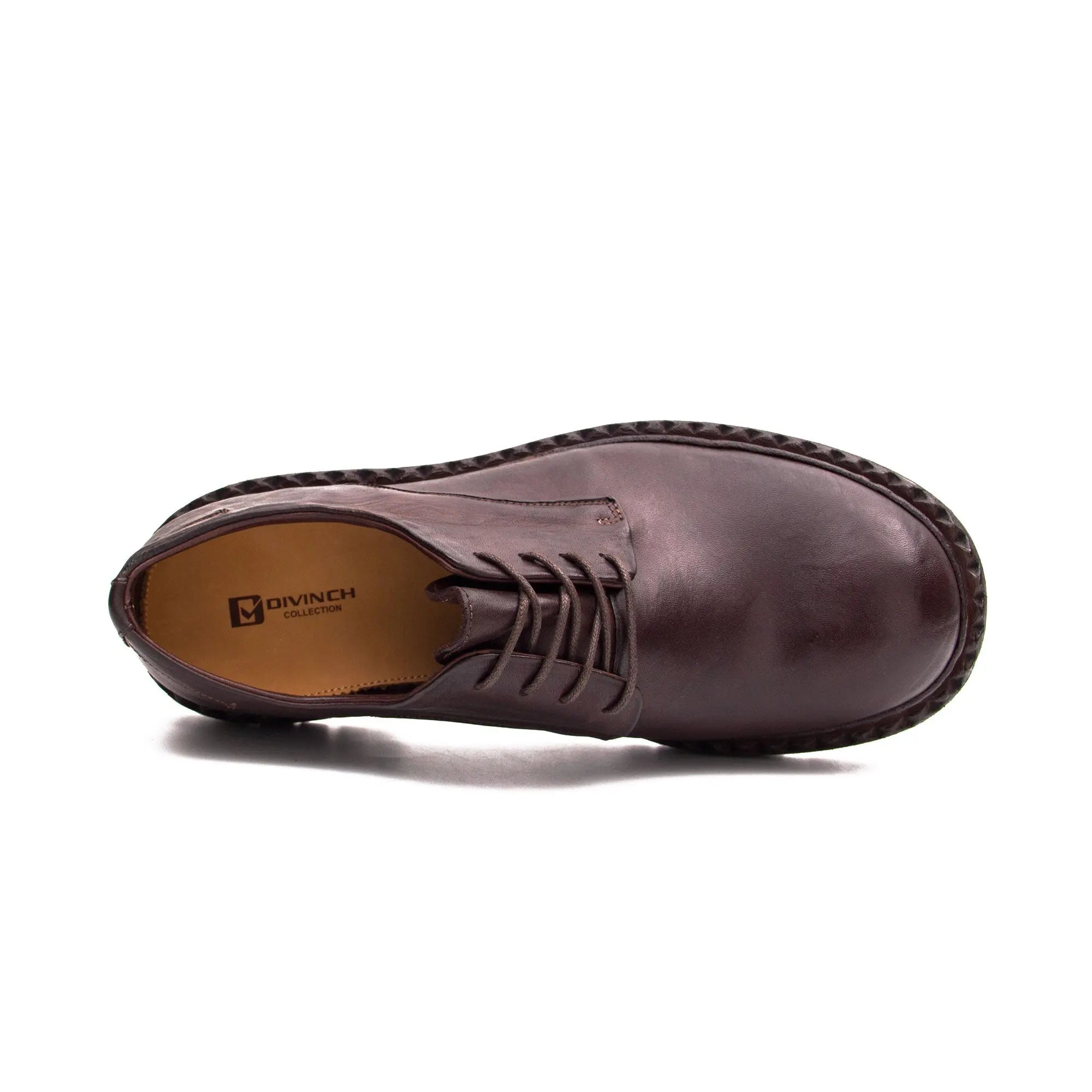 Men’s Goodyear Welted Shoes Washed Leather with Cowhide Lining DIVINCH