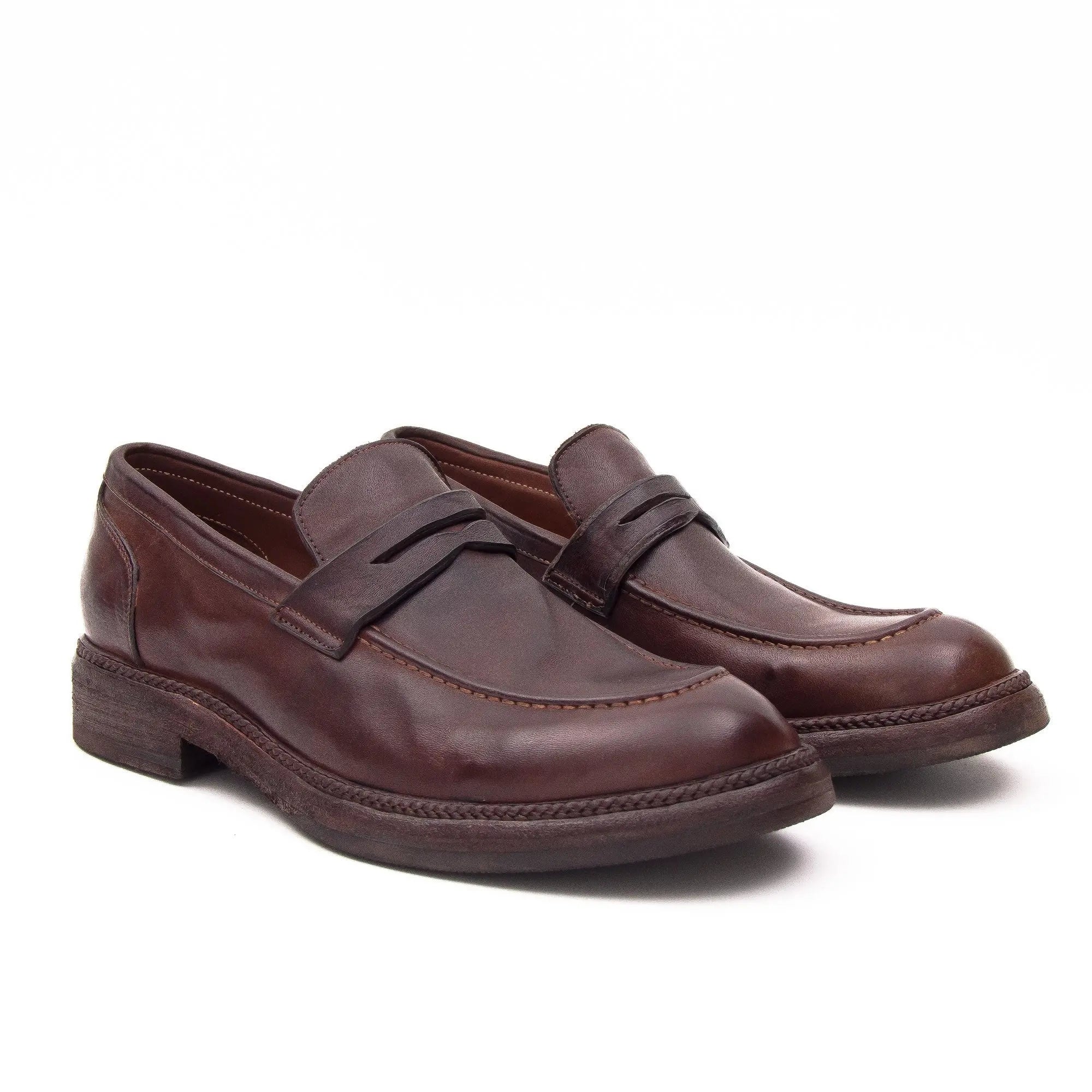 Goodyear Horse Leather Loafers D82807 DIVINCH