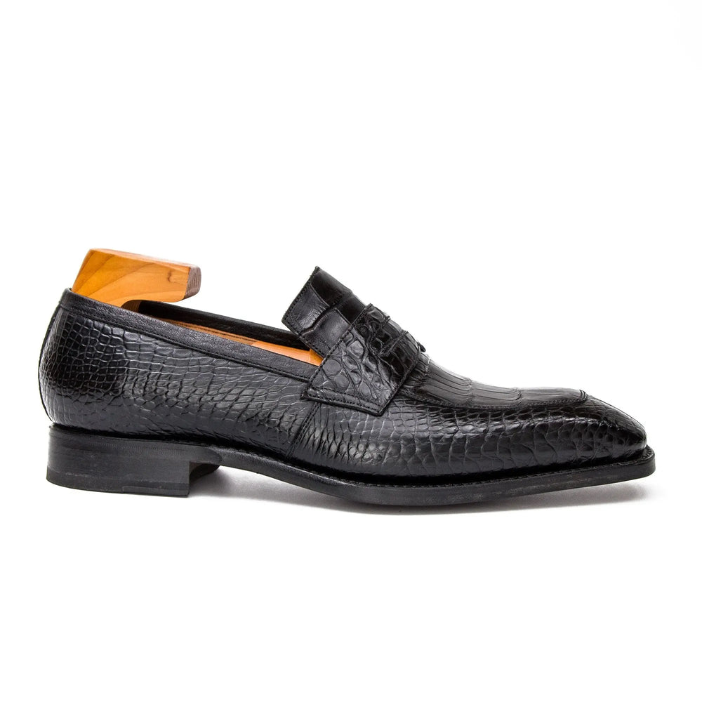 Goodyear Welted Crocodile Leather Loafers main image 0