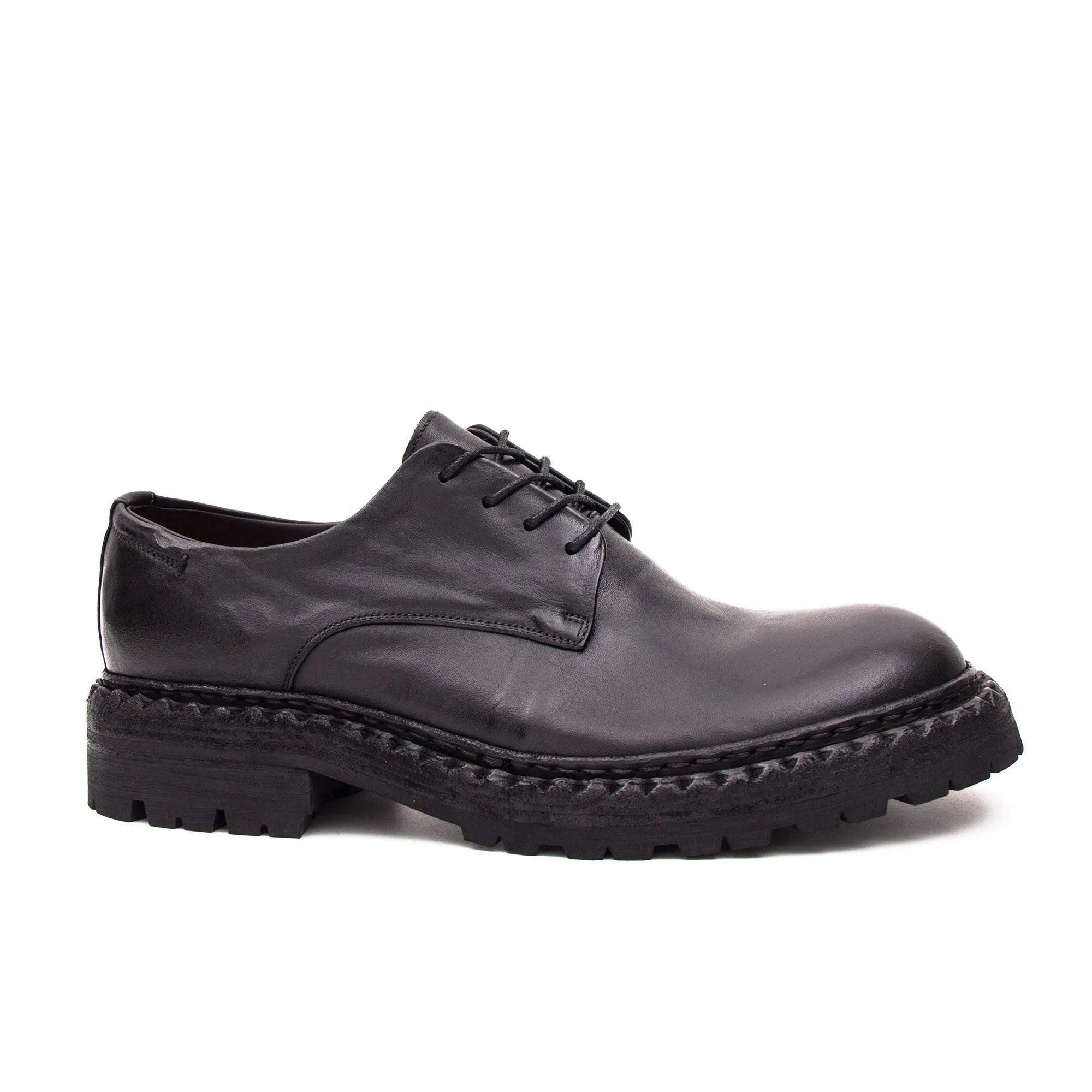 Men’s Goodyear Welted Shoes Washed Leather with Cowhide Lining DIVINCH