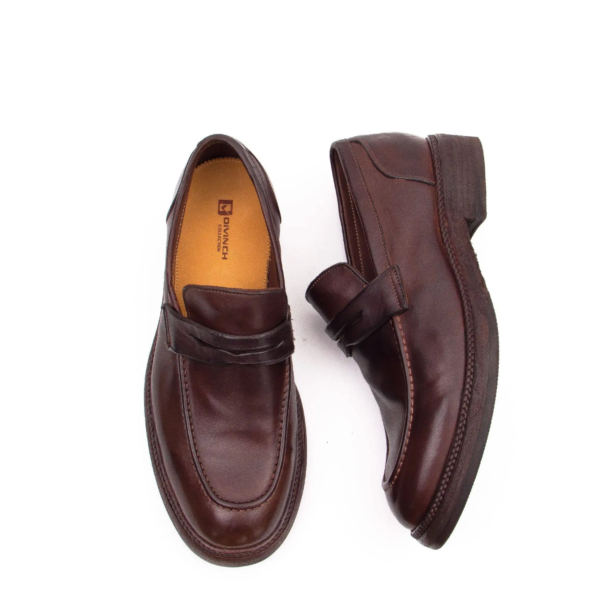 Goodyear Horse Leather Loafers D82807 DIVINCH