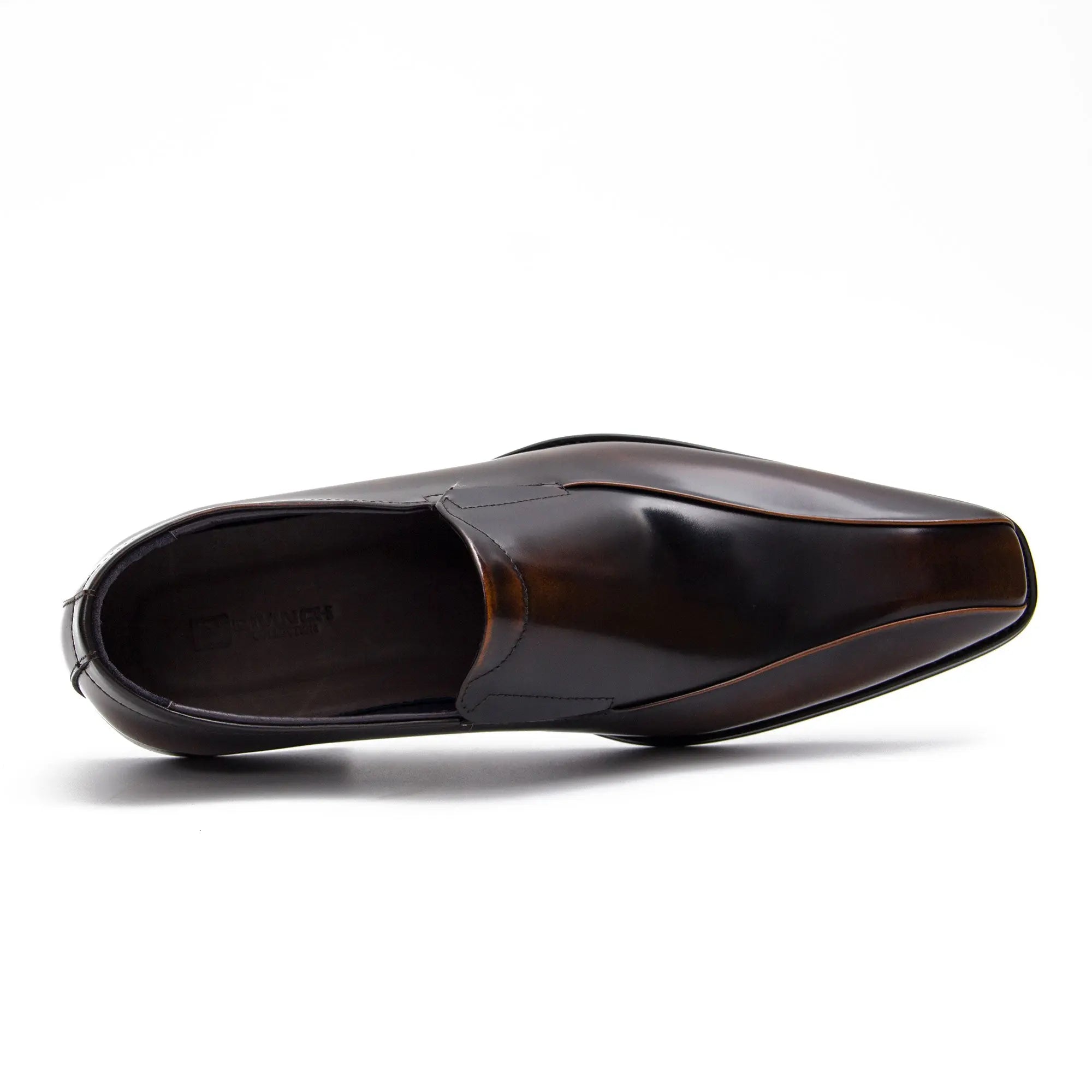 Brown leather loafers men - Divinch