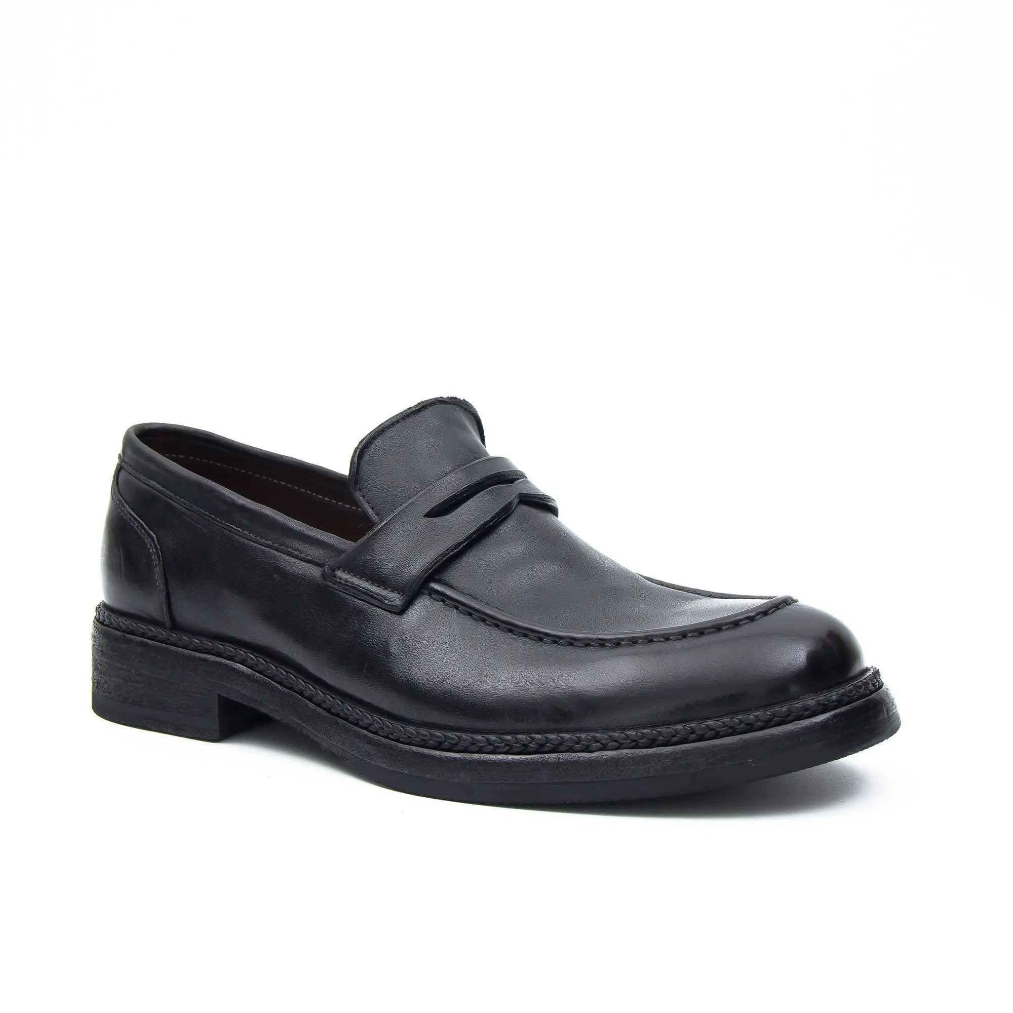 Goodyear Horse Leather Loafers D82807 DIVINCH