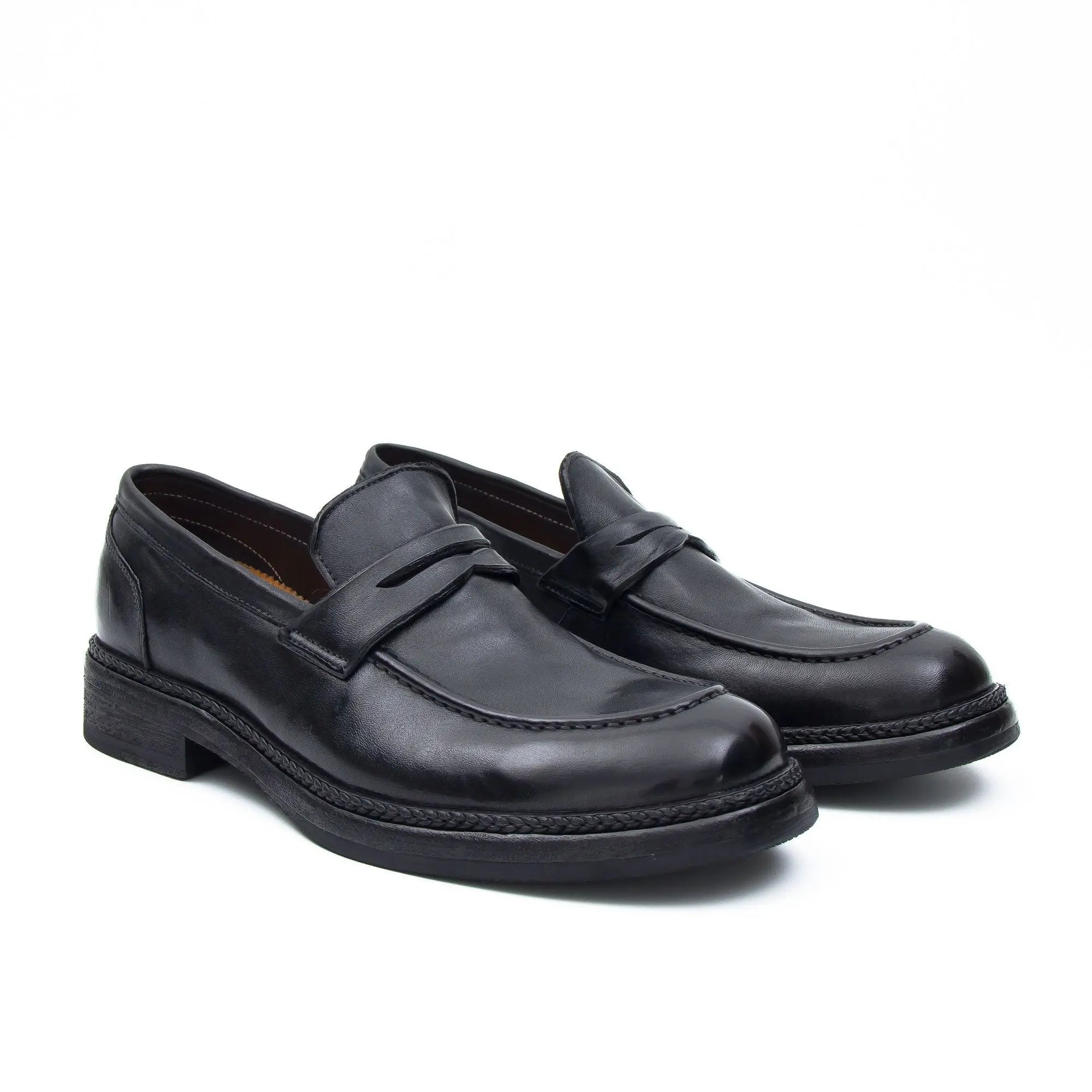 Goodyear Horse Leather Loafers D82807 DIVINCH