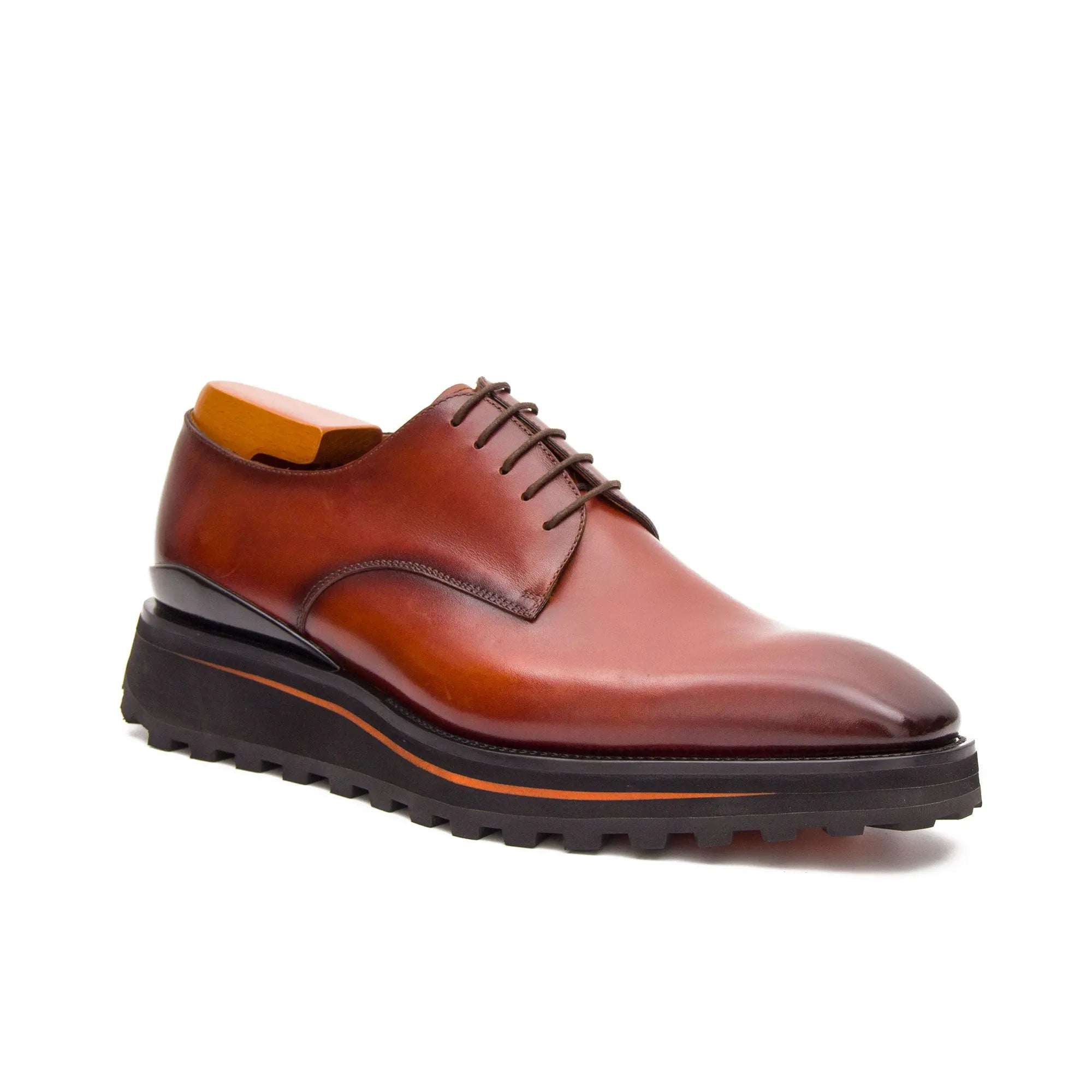 Calf leather business dress derby shoes - Divinch