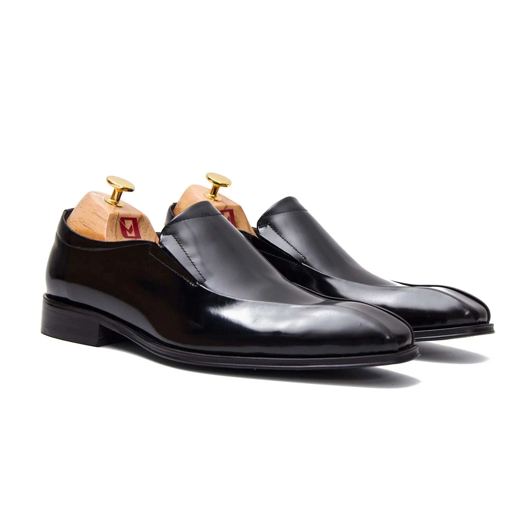 Brown leather loafers men - Divinch