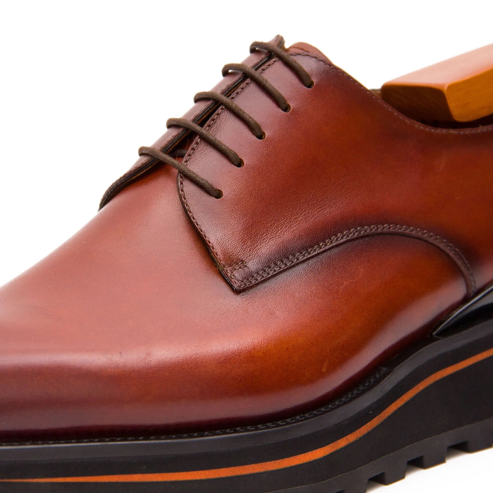 Calf leather business dress derby shoes - Divinch