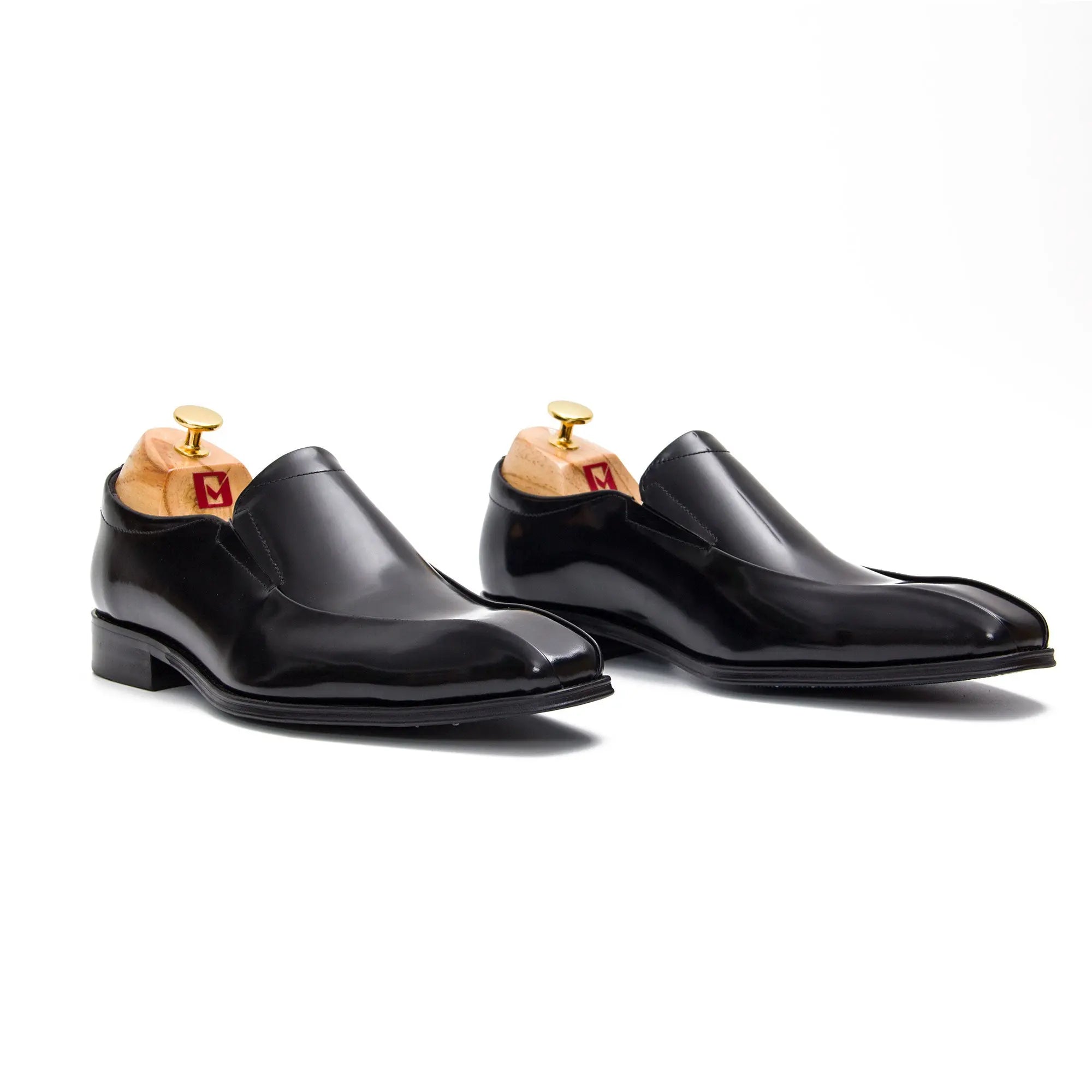 Brown leather loafers men - Divinch