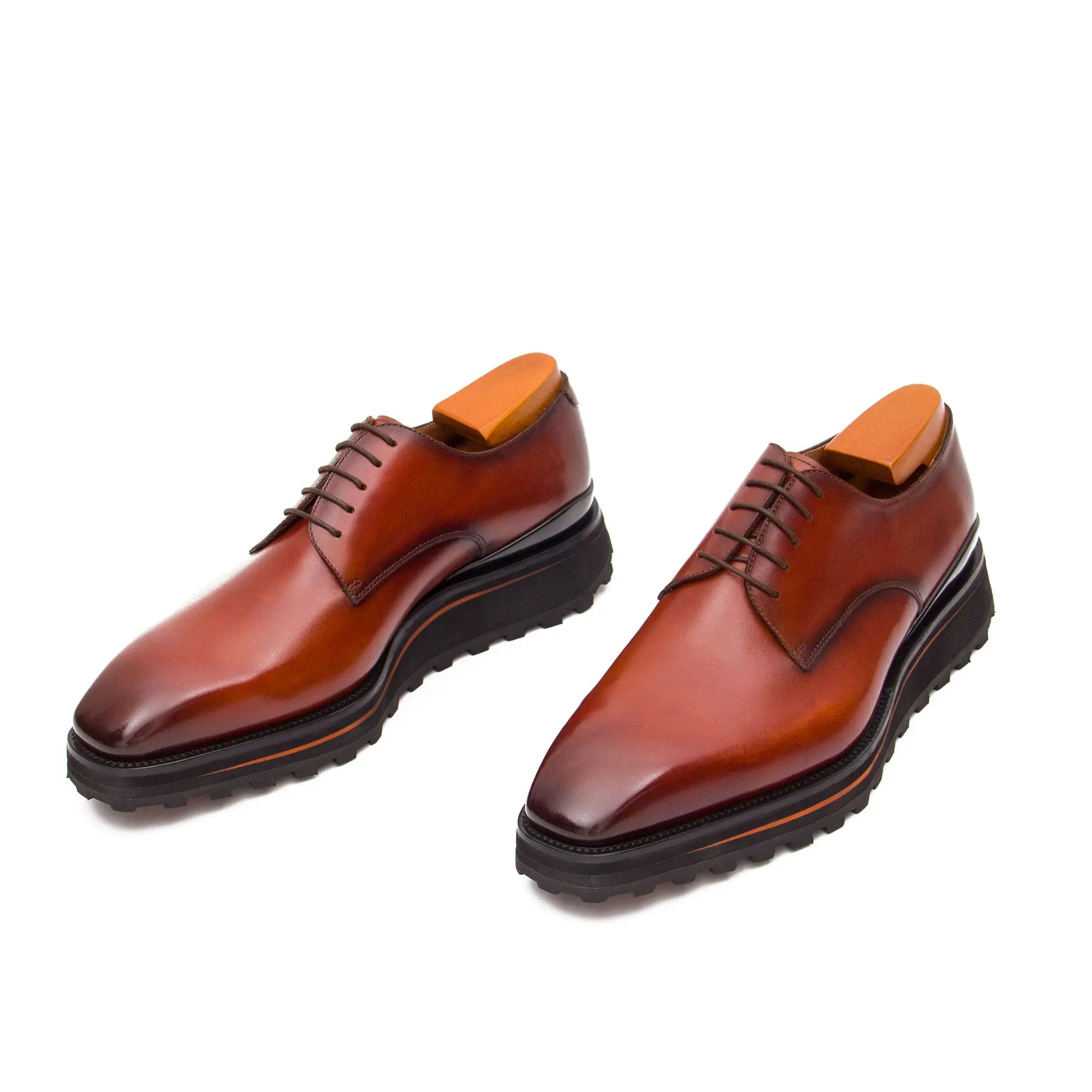 Calf leather business dress derby shoes - Divinch