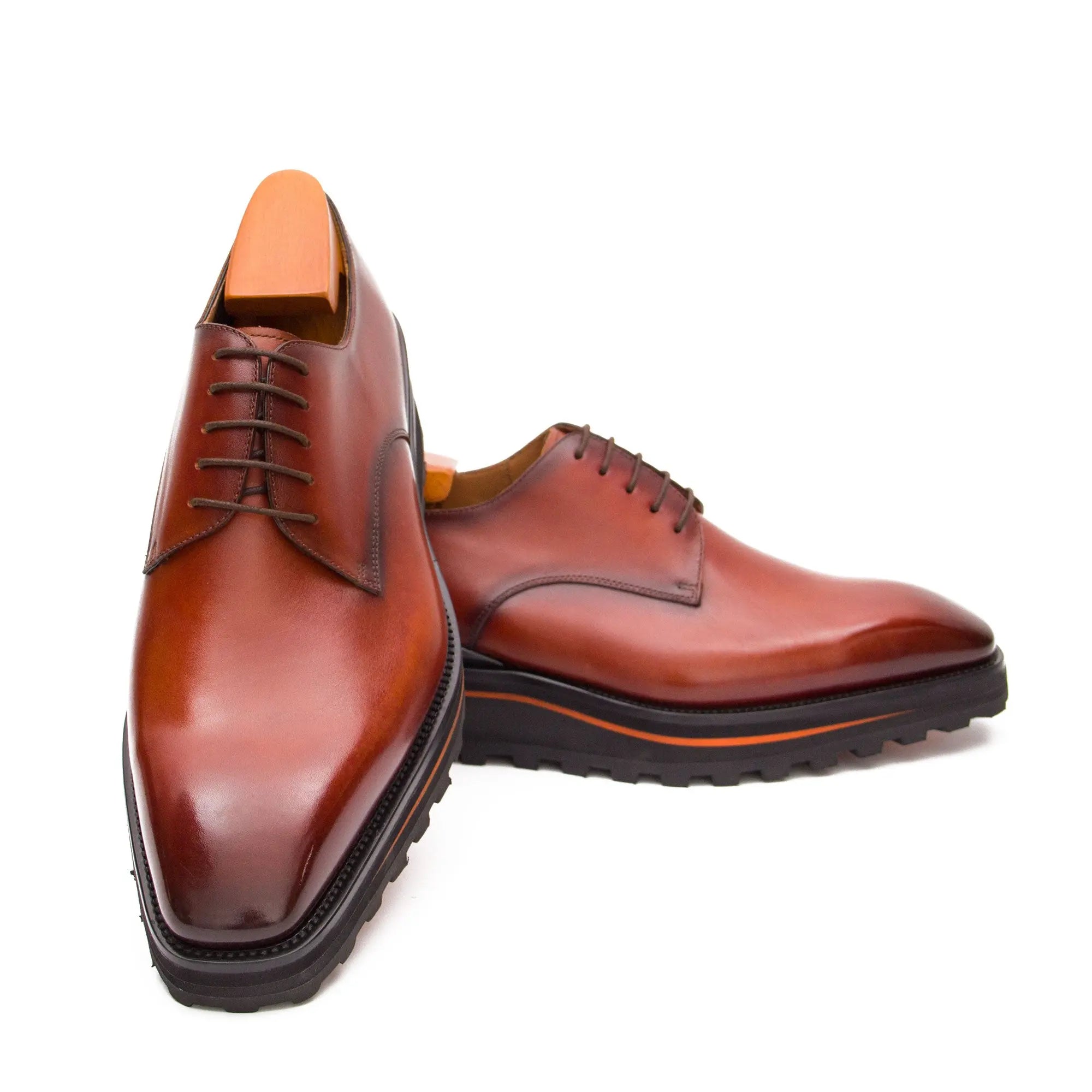 Calf leather business dress derby shoes - Divinch