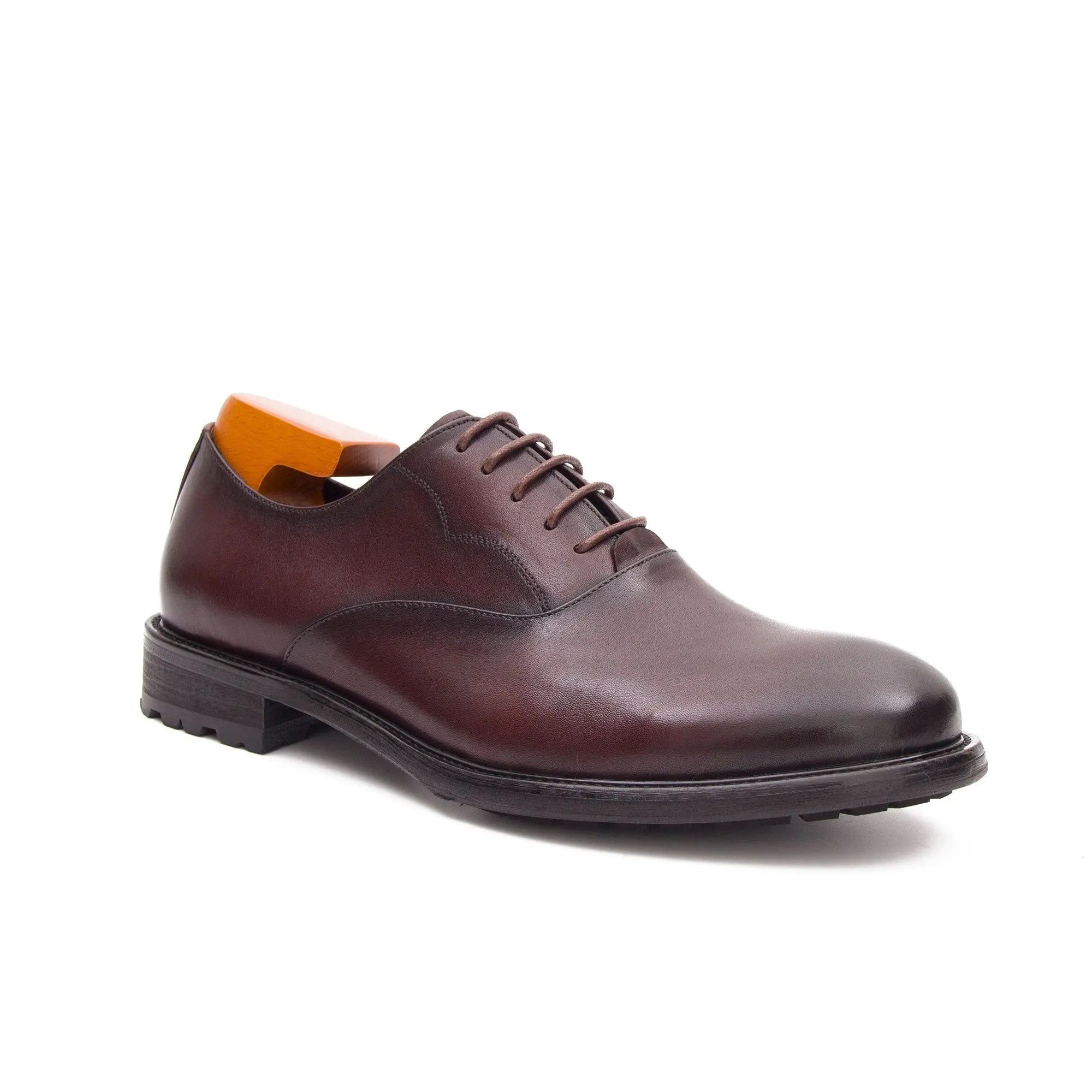 Hand Washed Leather Derby Shoes 99802 - Divinch