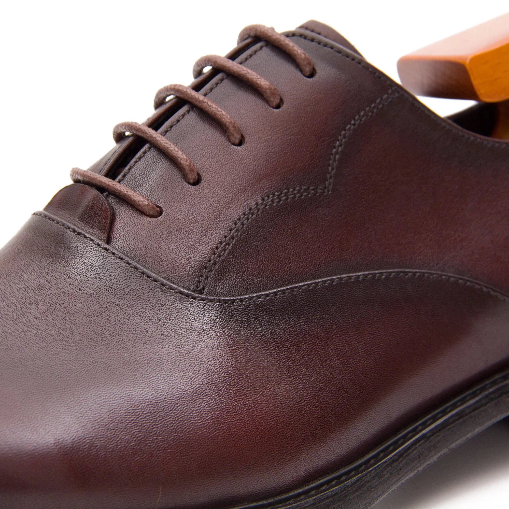 Hand Washed Leather Derby Shoes 99802 - Divinch