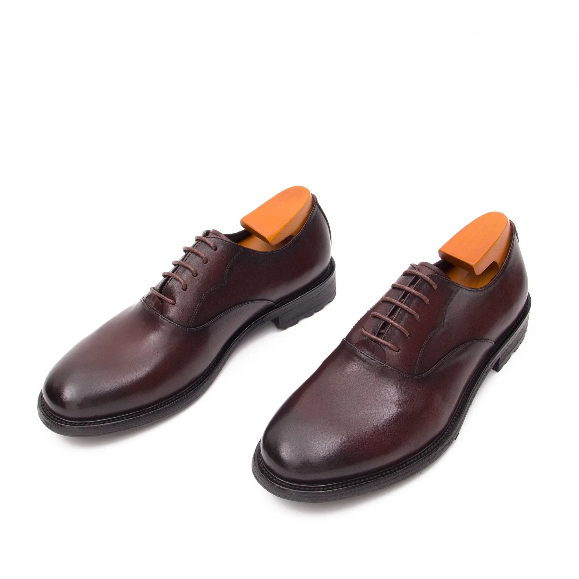 Hand Washed Leather Derby Shoes 99802 - Divinch