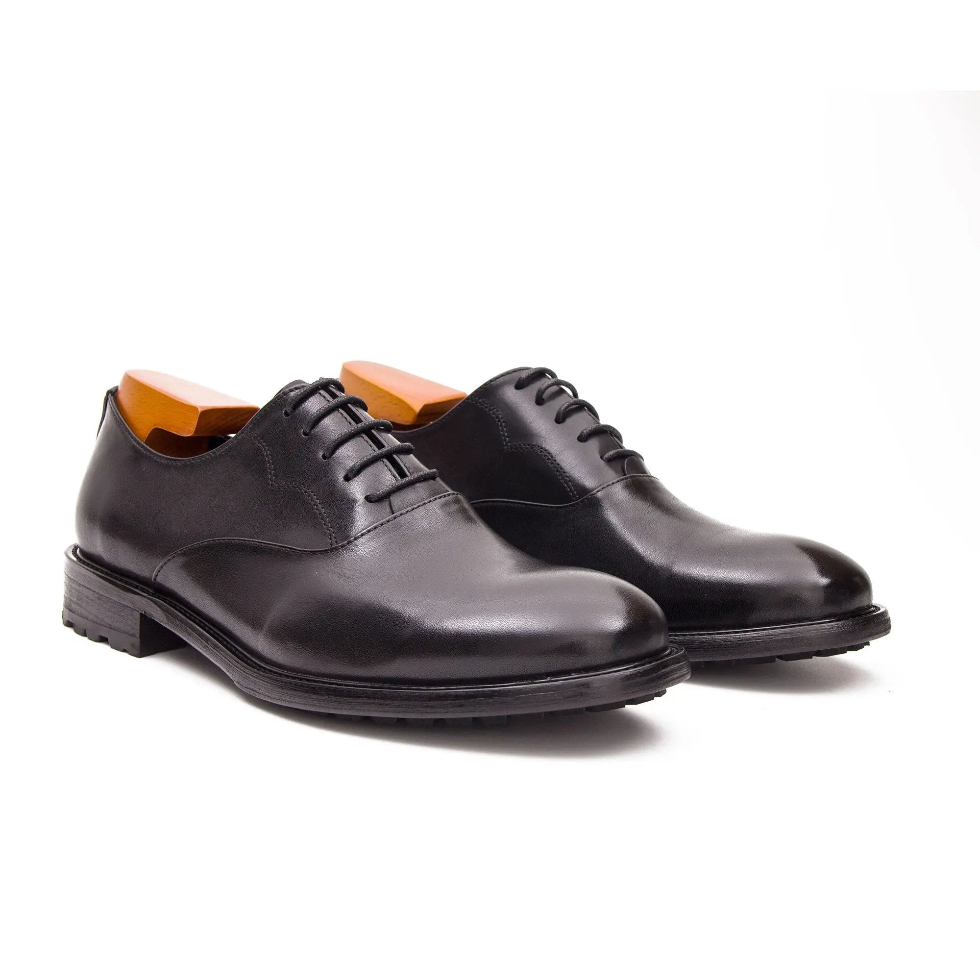 Hand Washed Leather Derby Shoes 99802 - Divinch