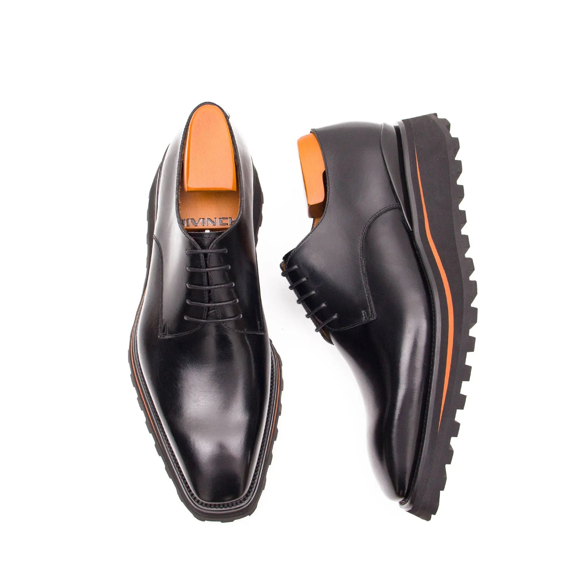 Calf leather business dress derby shoes - Divinch