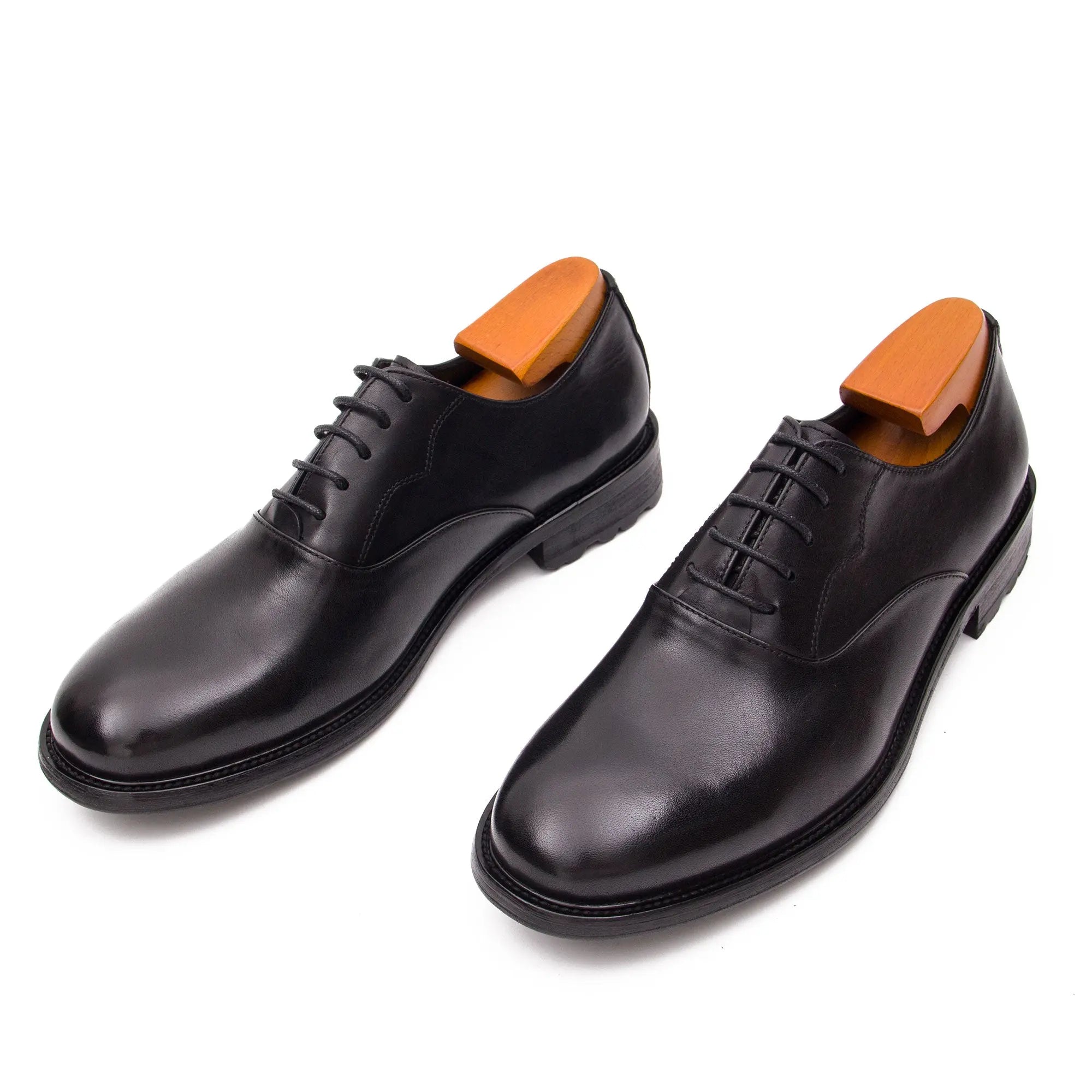 Hand Washed Leather Derby Shoes 99802 - Divinch