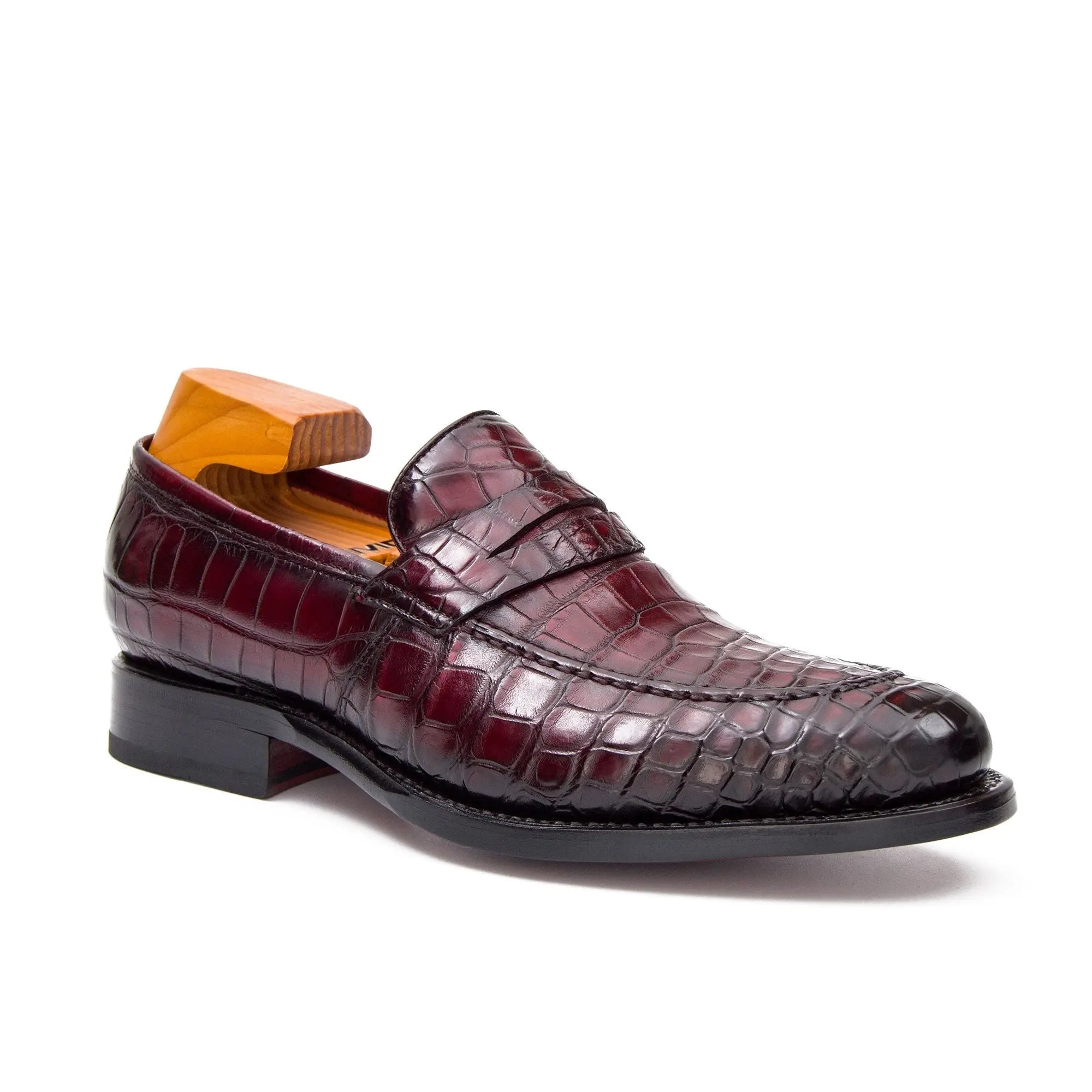 Nile crocodile leather Goodyear crafts Loafers shoes 20962010 - Divinch