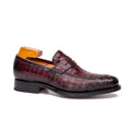 Chaussures en cuir de crocodile