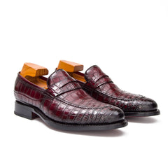 Nile crocodile leather Goodyear crafts Loafers shoes 20962010 - Divinch