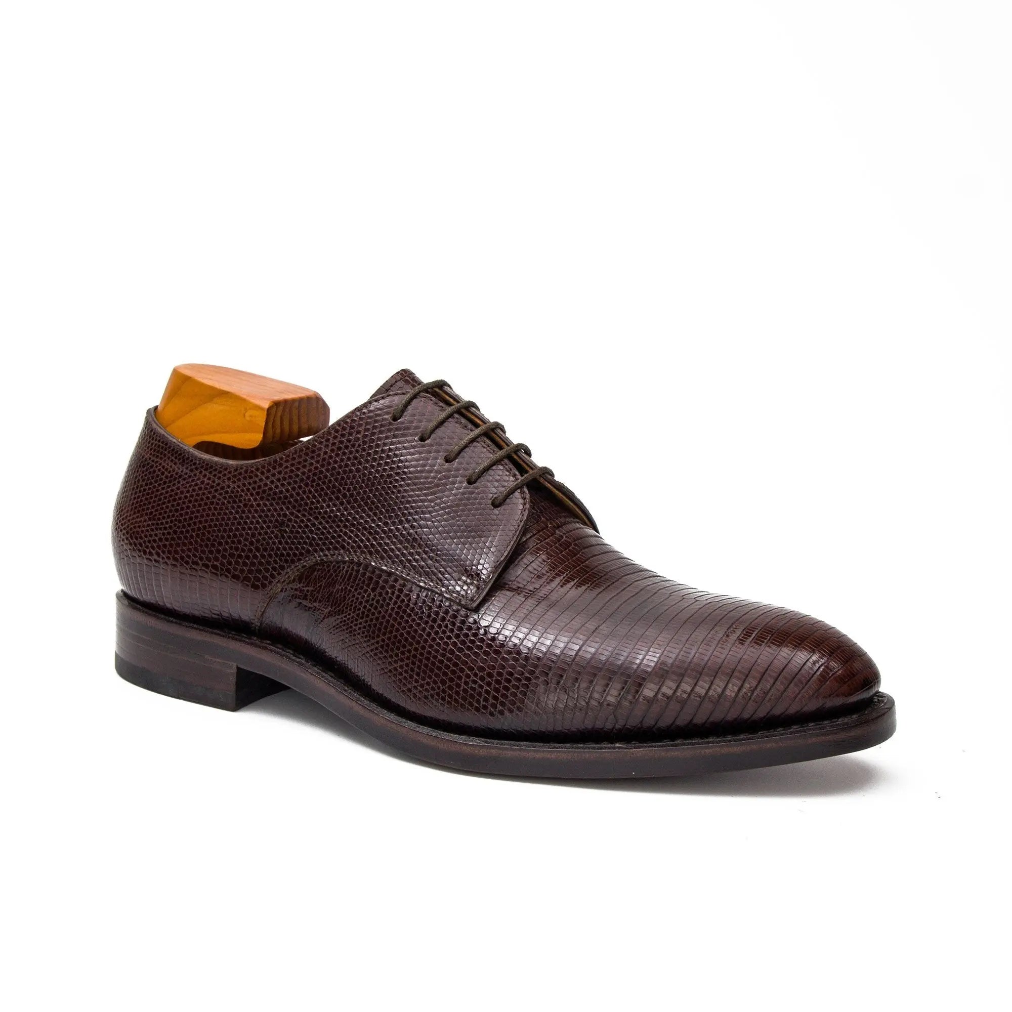 Lizard leather Goodyear Derby shoes 15728648 - Divinch