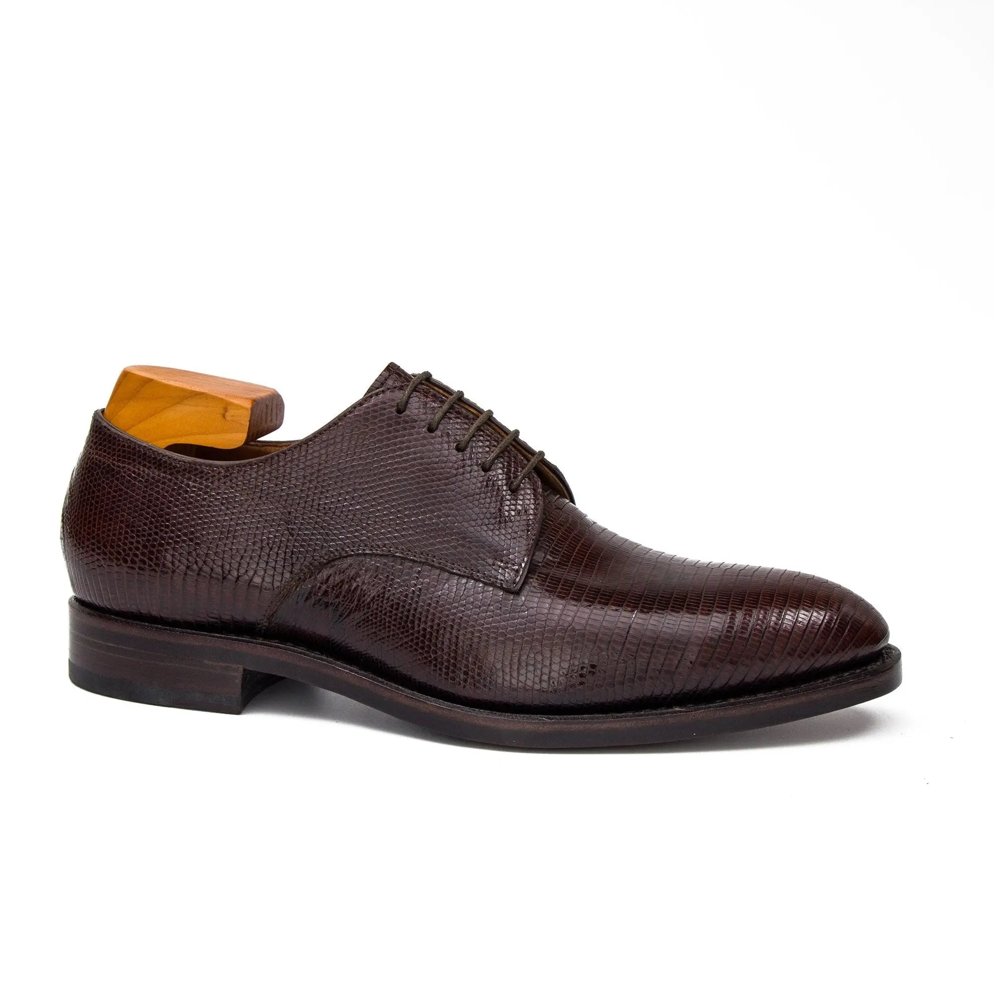 Lizard leather Goodyear Derby shoes 15728648 - Divinch