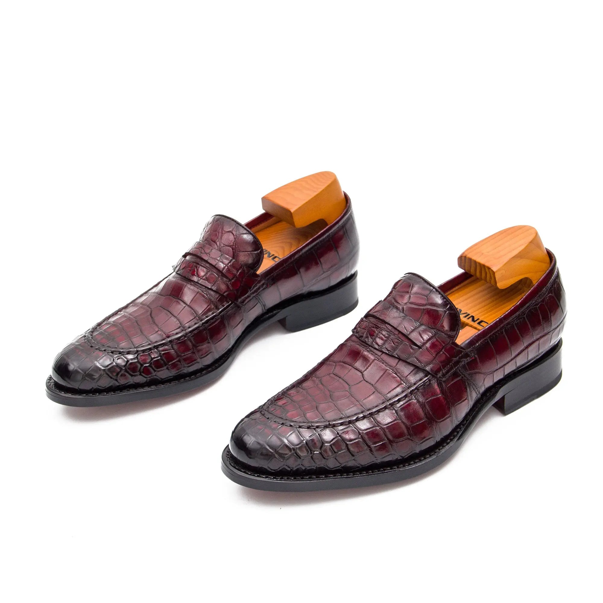 Nile crocodile leather Goodyear crafts Loafers shoes 20962010 - Divinch