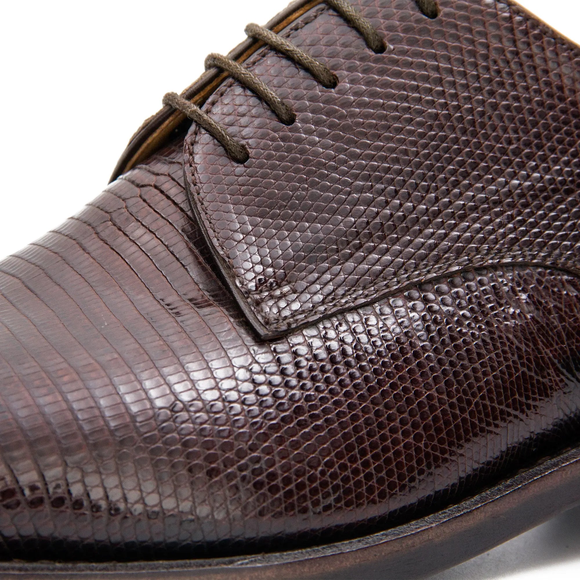 Lizard leather Goodyear Derby shoes 15728648 - Divinch