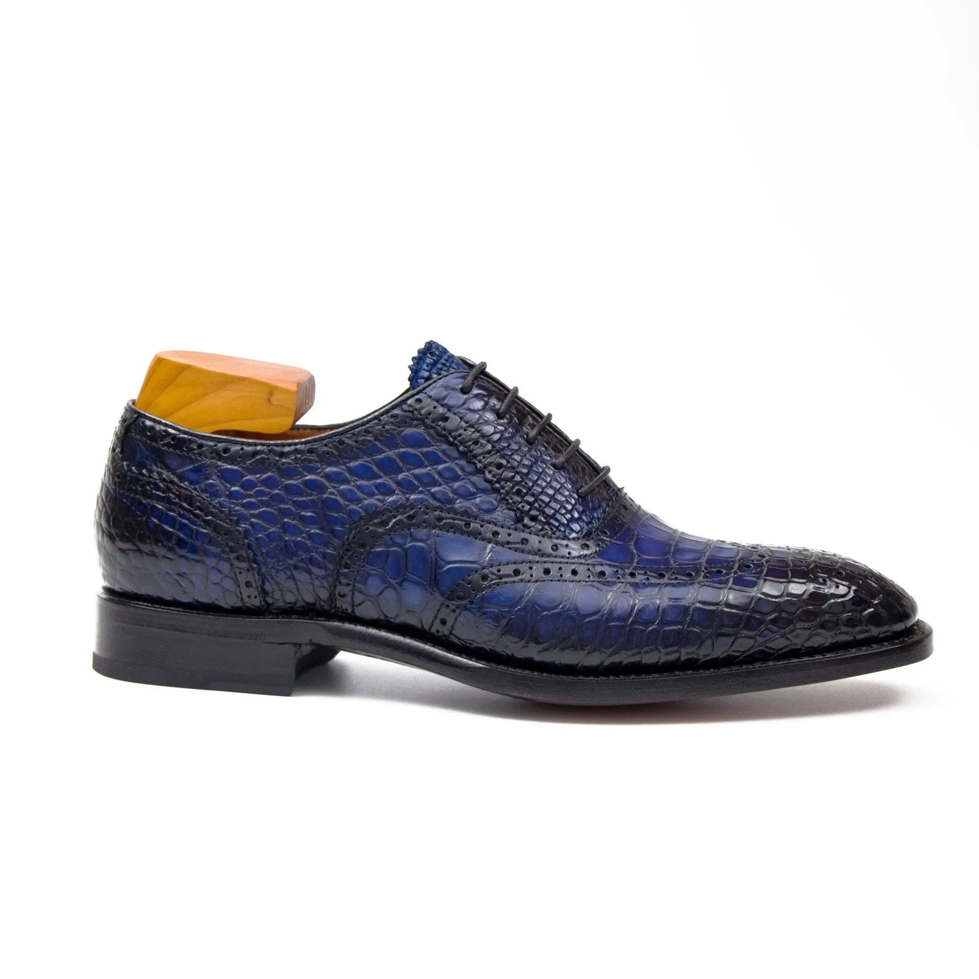 Nile crocodile leather Goodyear crafts Oxford shoes DIVINCH