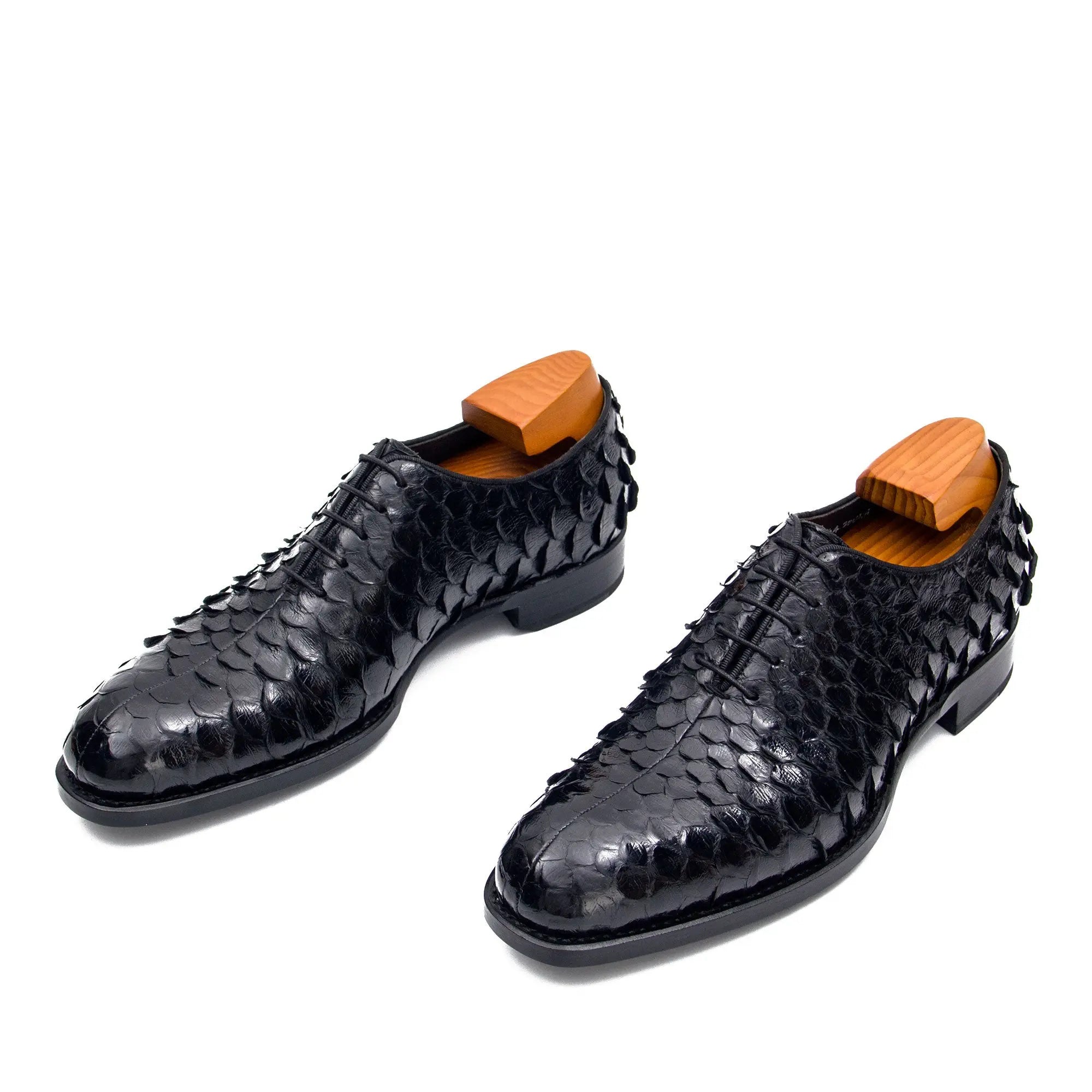 Python leather Goodyear Oxford shoes 20442001 - Divinch