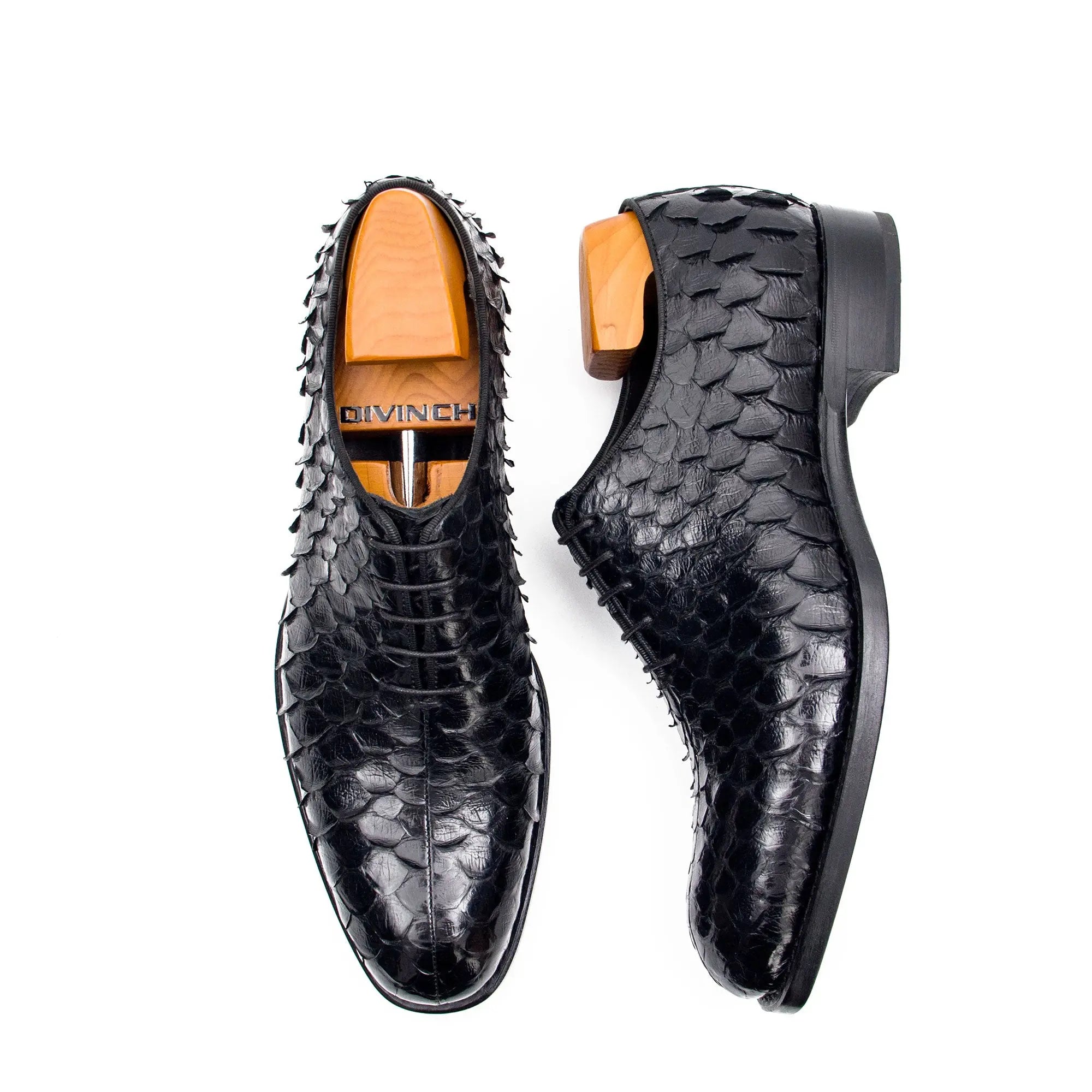 Python leather Goodyear Oxford shoes 20442001 - Divinch